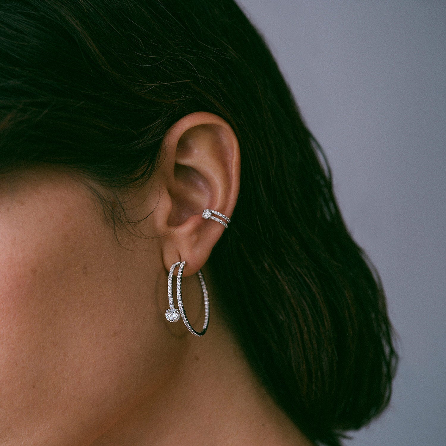 Pave Ear Cuff and A Half