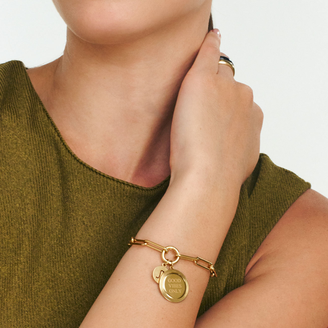 A Charmed Life Bracelet- Gold Vermiel