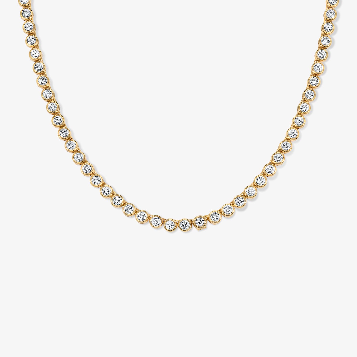 Margot Bezel Tennis Necklace