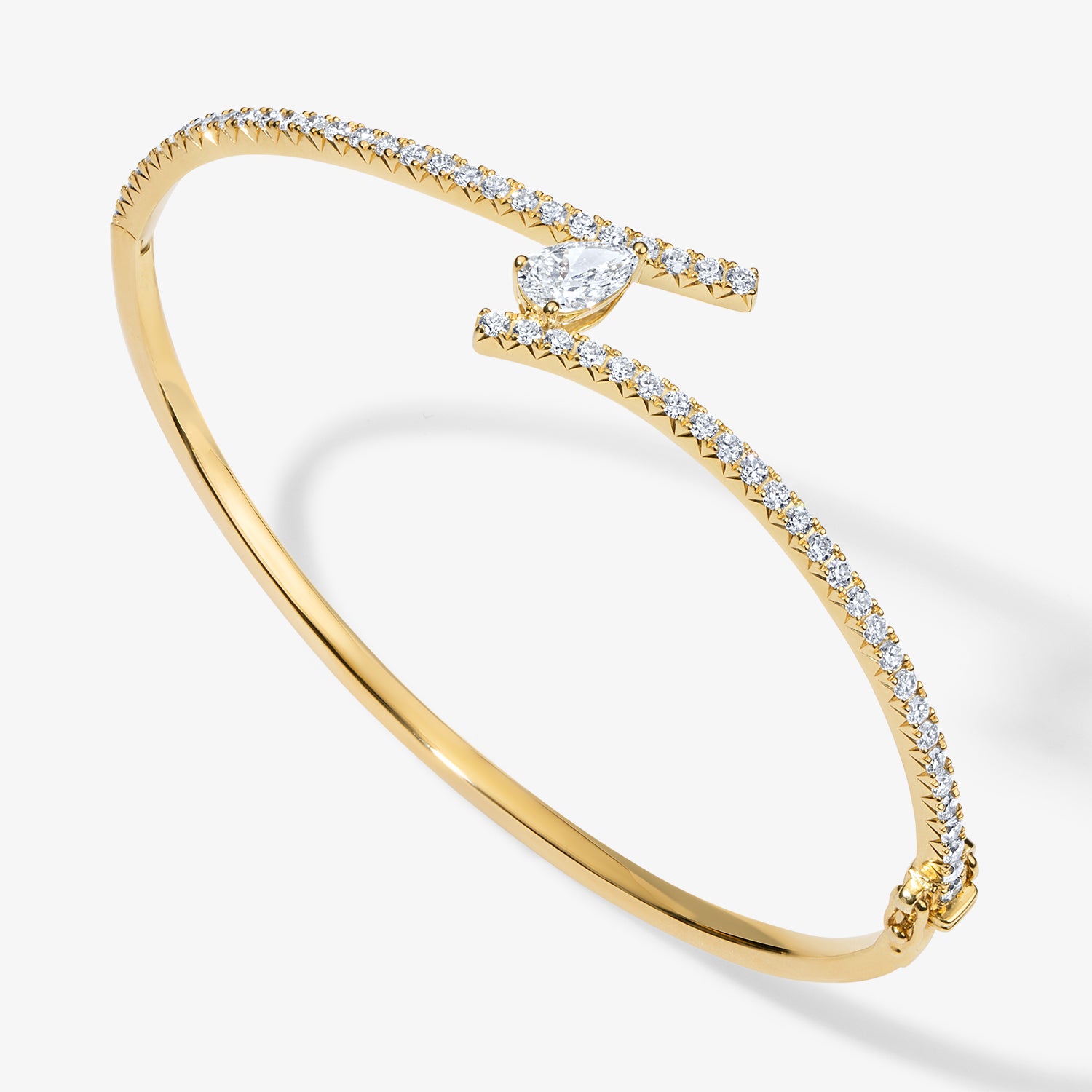 Astrid Pave Flare Bangle