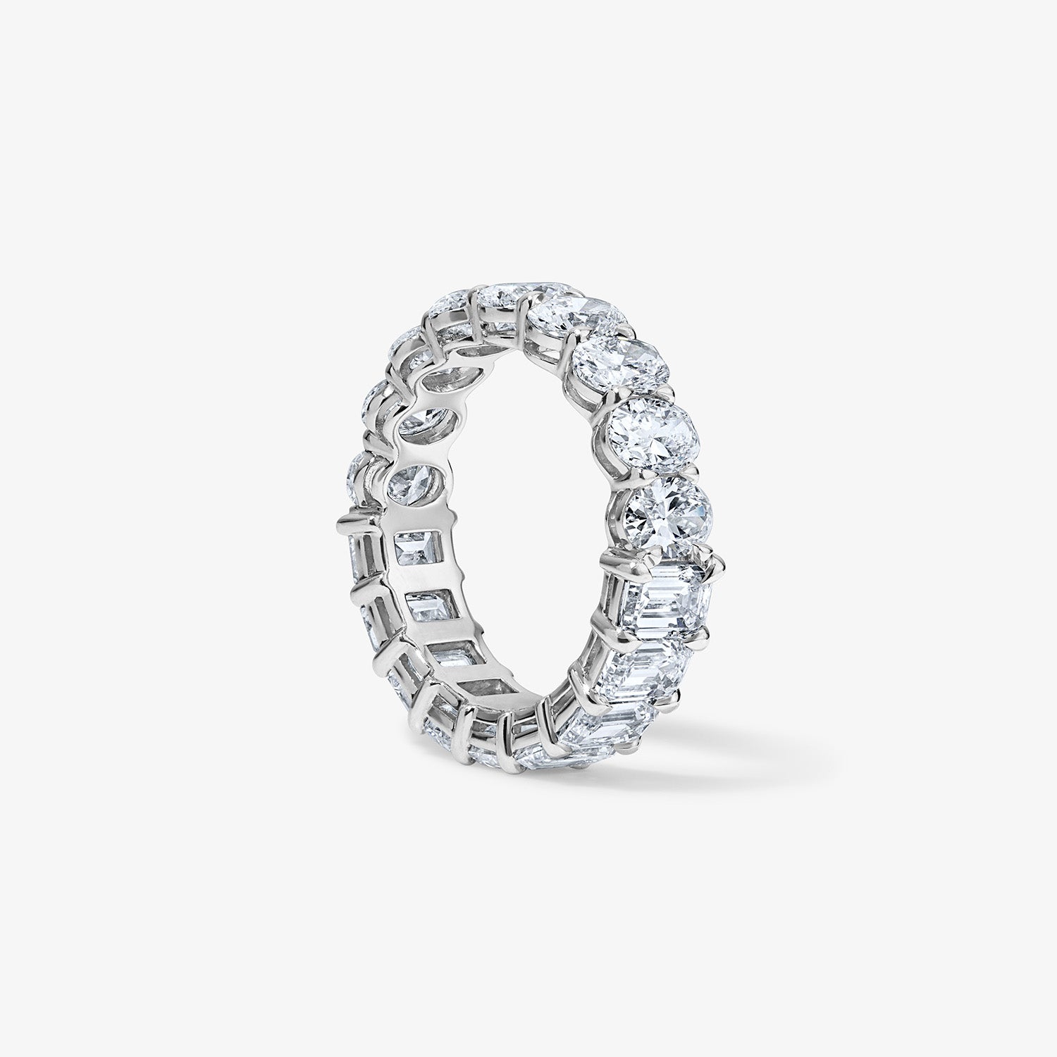Undecided Oval and Emerald Eternity Band