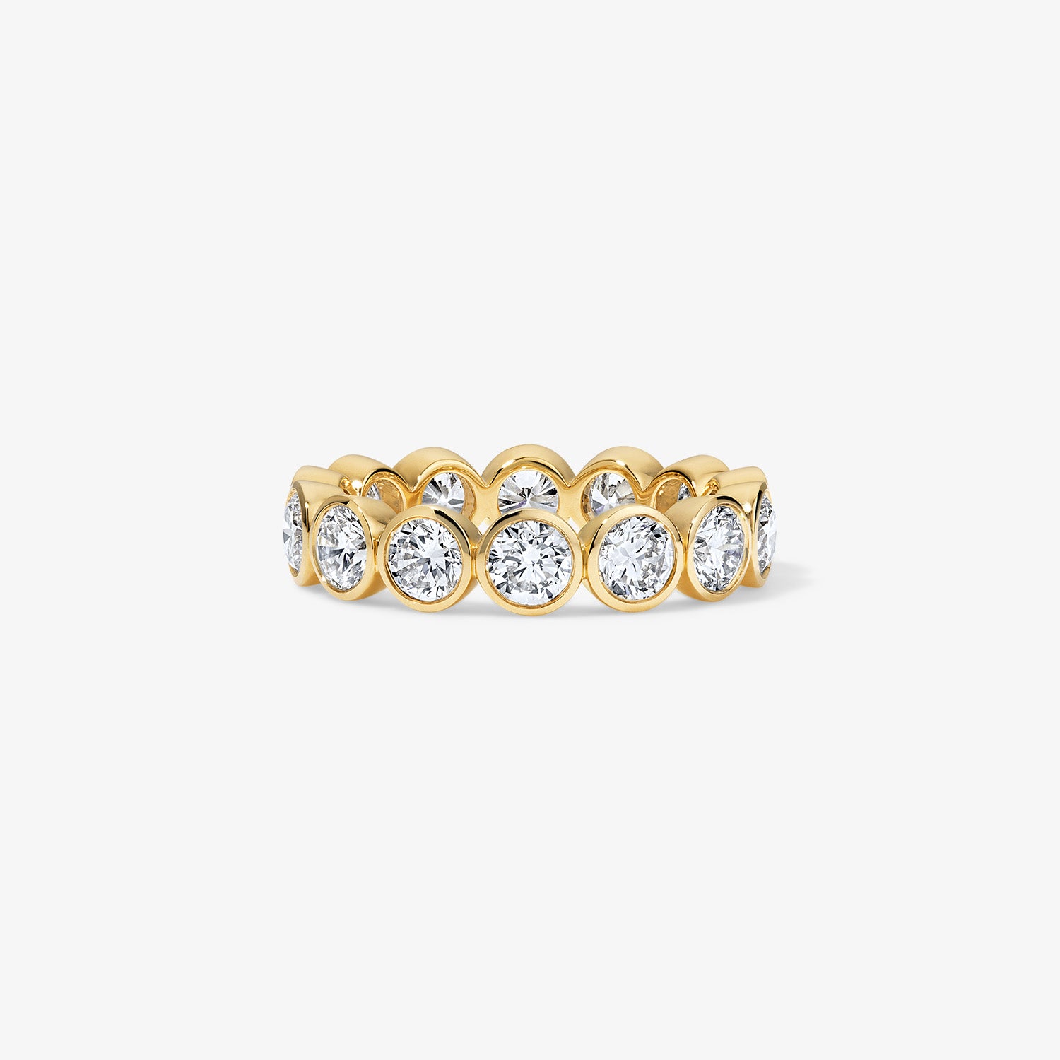 Margot Bezel Set Round Diamond Eternity Band