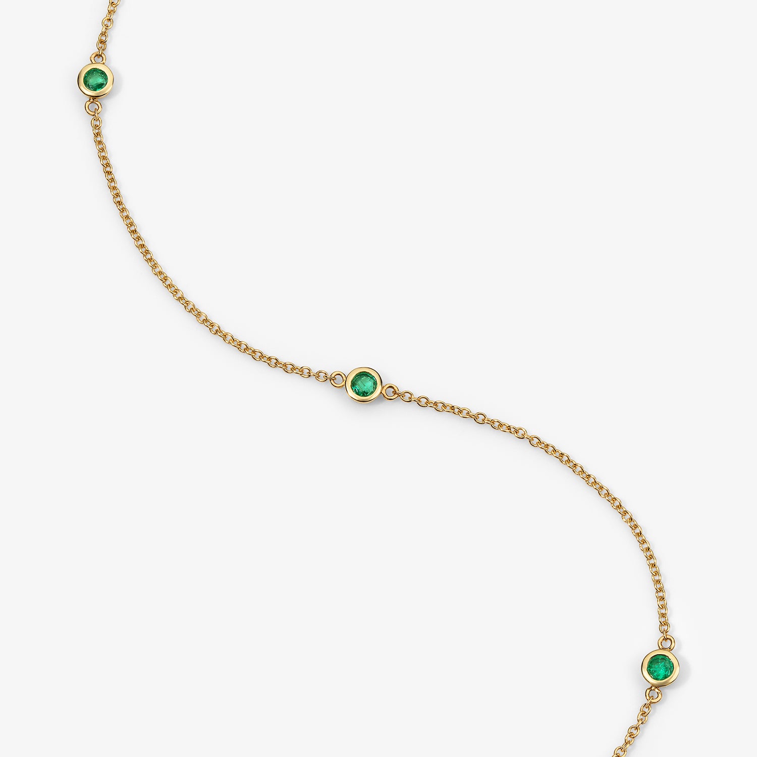 Margot Birthstone Bezel Anklet