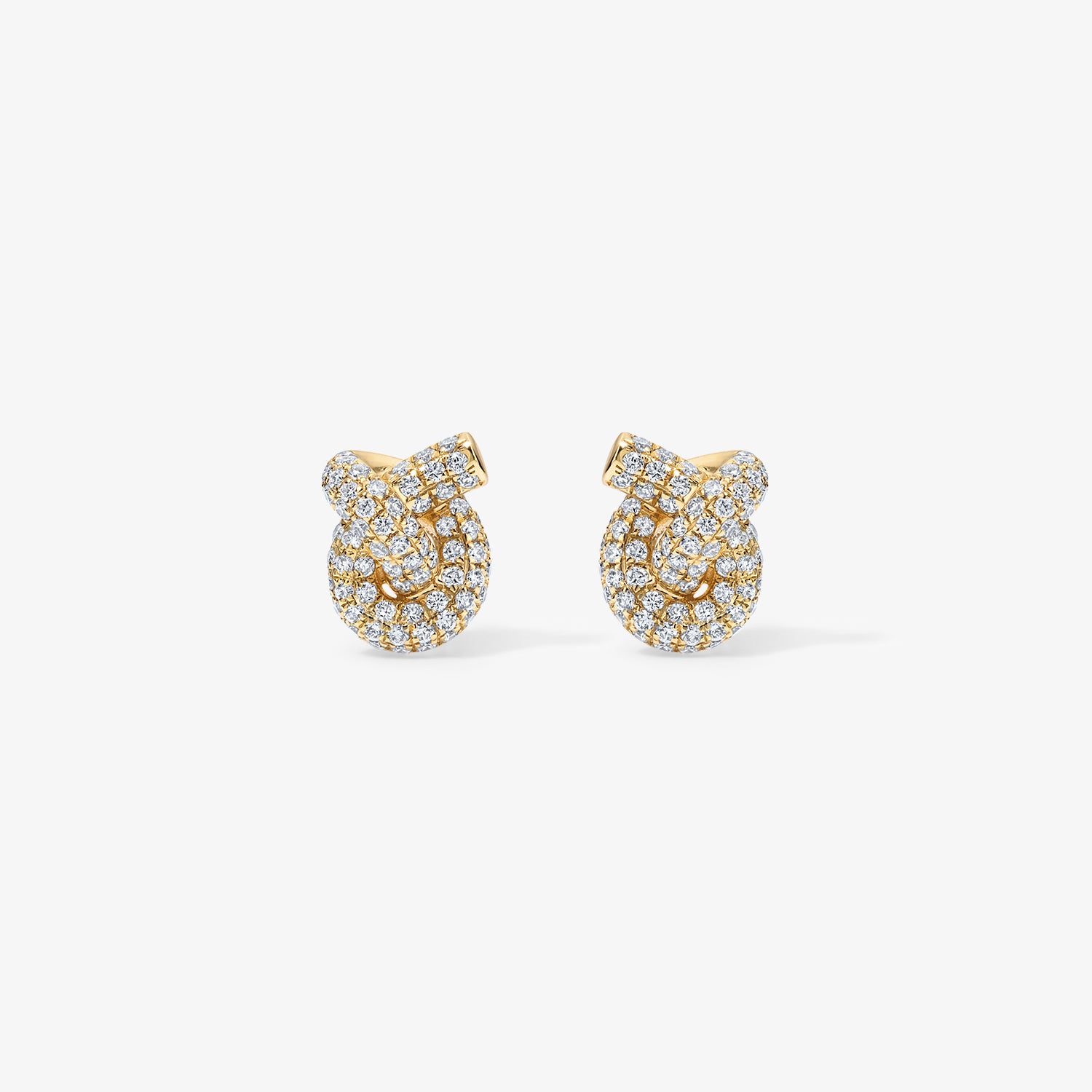 Token Knot Pave Studs