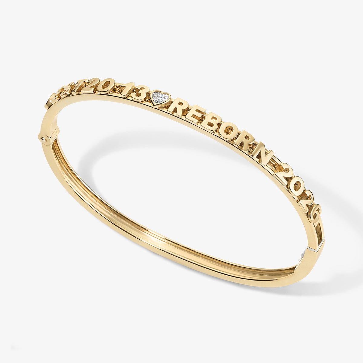 Petite Personalized Slider Bangle