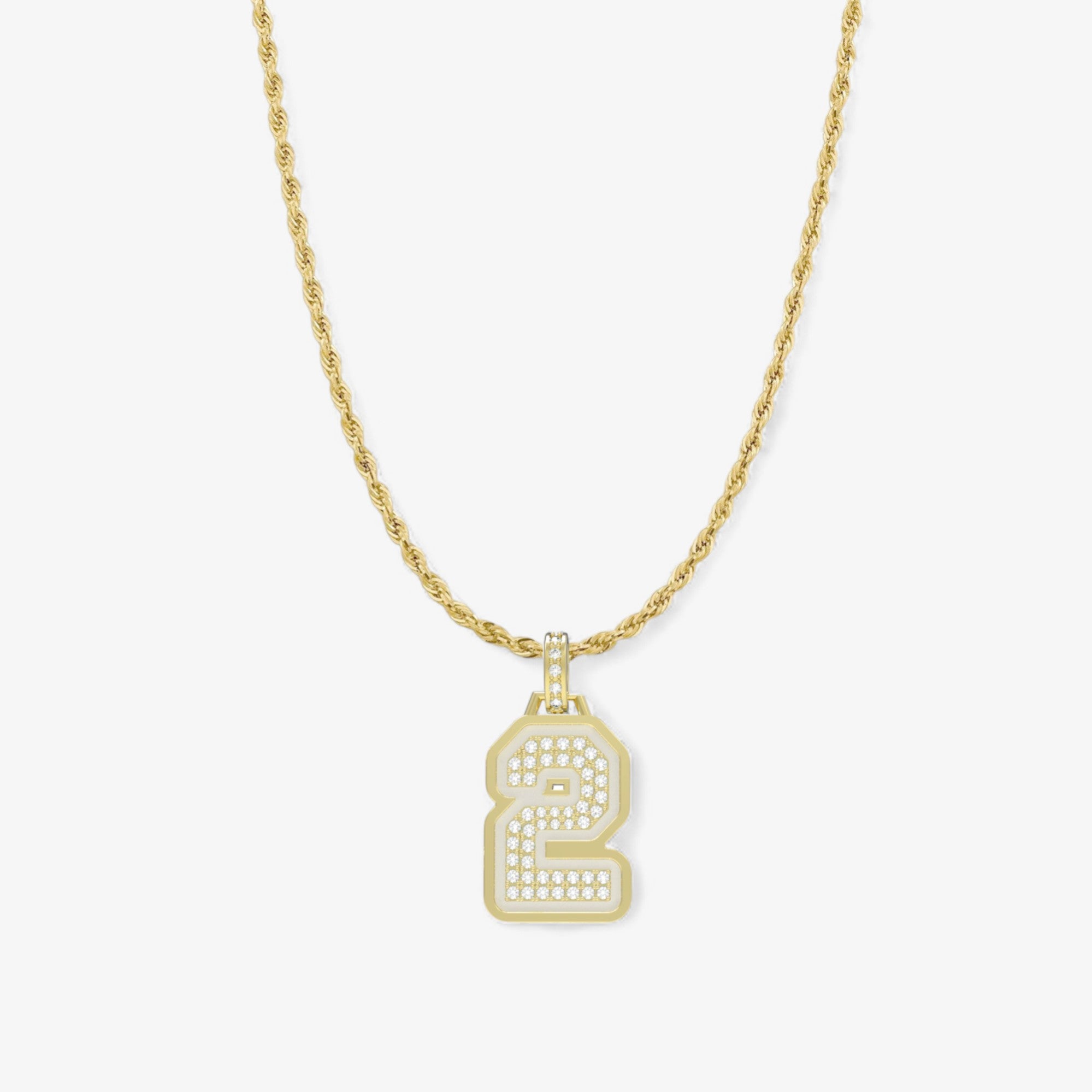 Sterling Silver Large Varsity Pendant