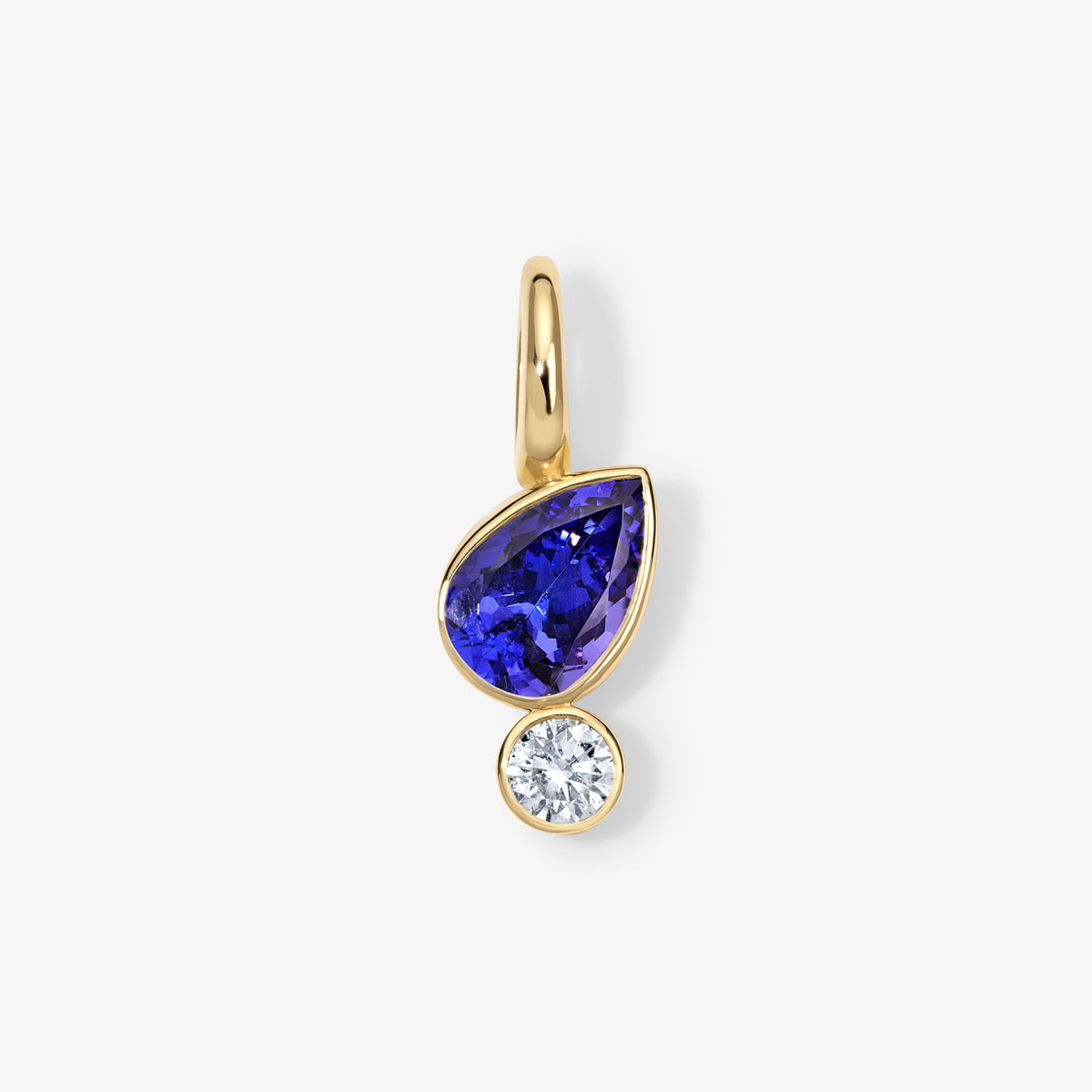 Coco Candy Blue Tanzanite Pear Charm