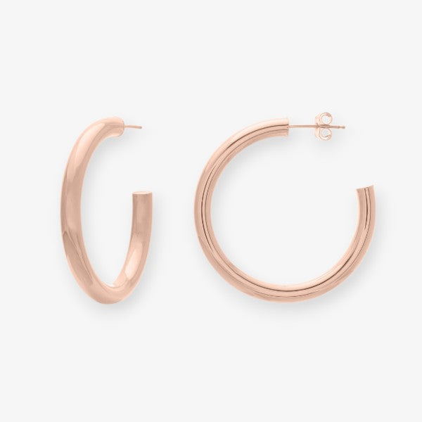 35mm Tube Hoop Earrings