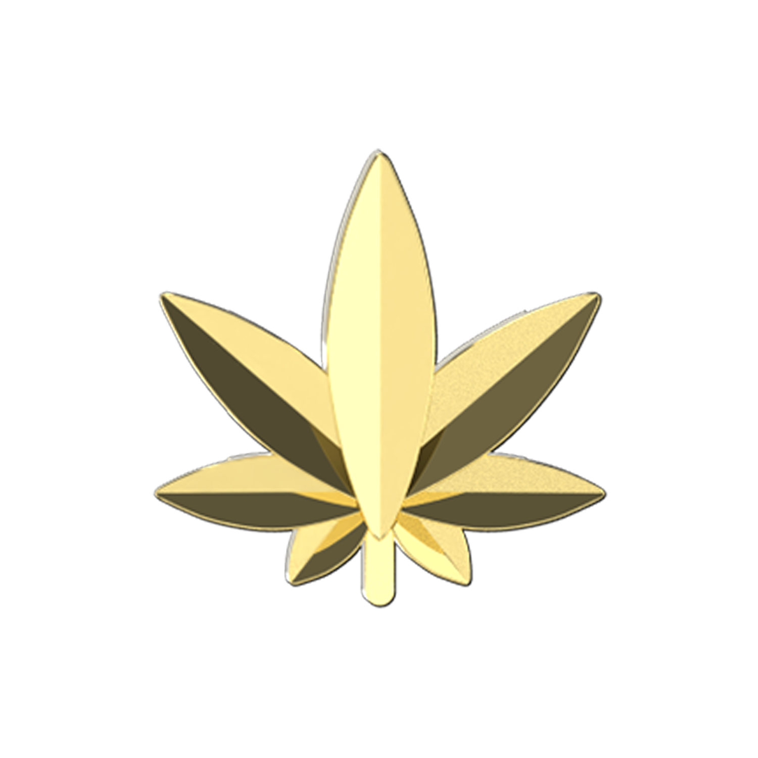 Marijuana Leaf Slider Necklace Charm