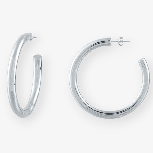 50mm Tube Hoop Earrings