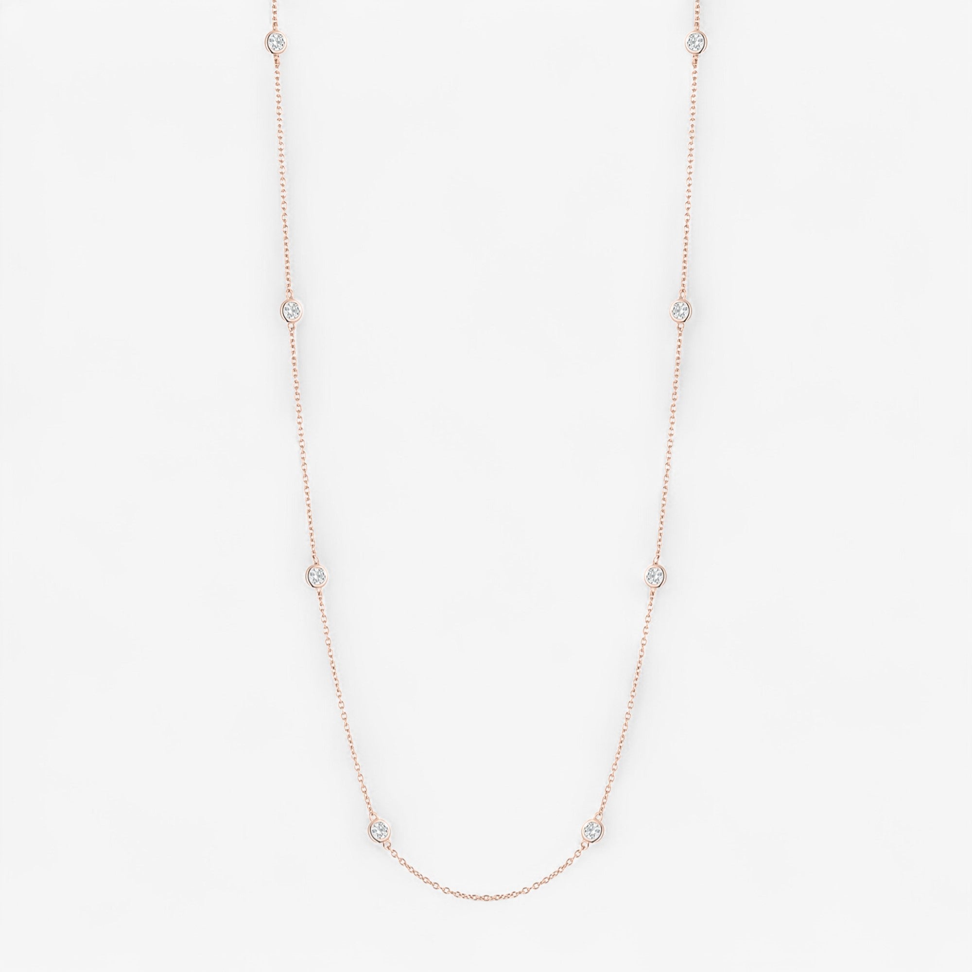 Margot 8 Stone Diamond Necklace