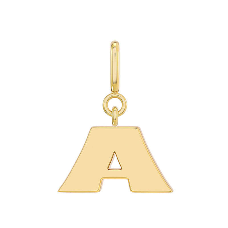 More is More Gold Letter Charm