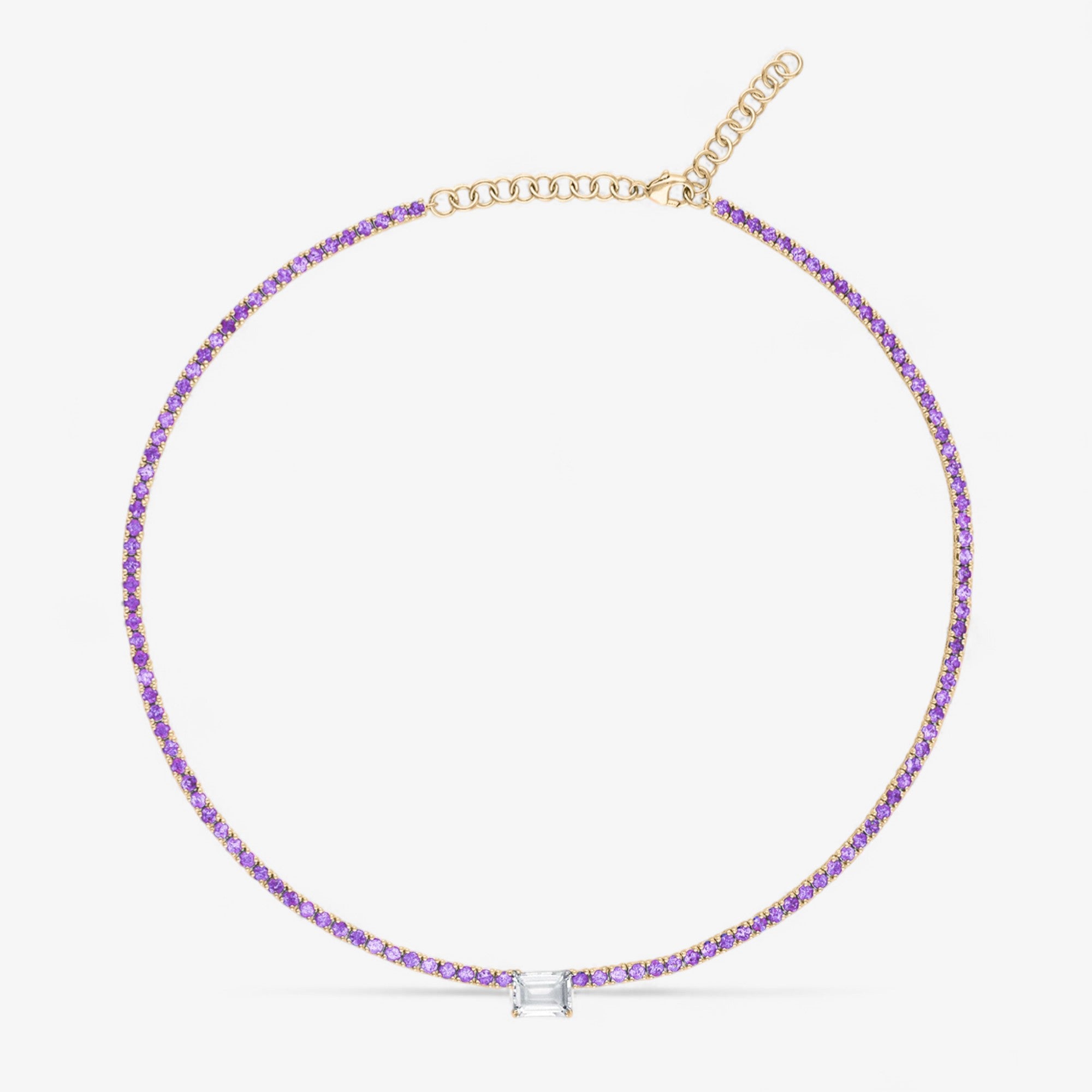 Amethyst Emerson Tennis Choker