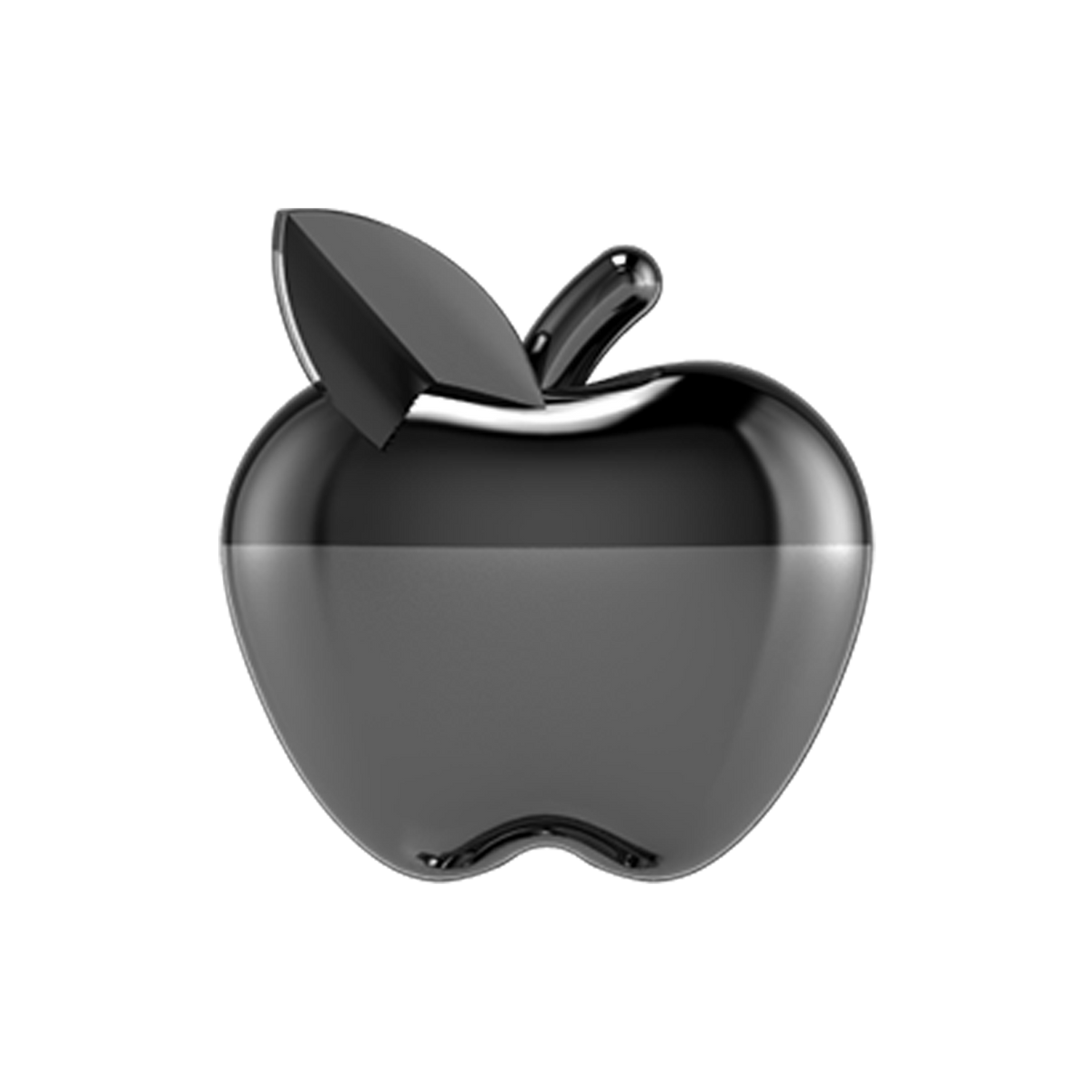 Slider Apple Charm 18K Black Rhodium