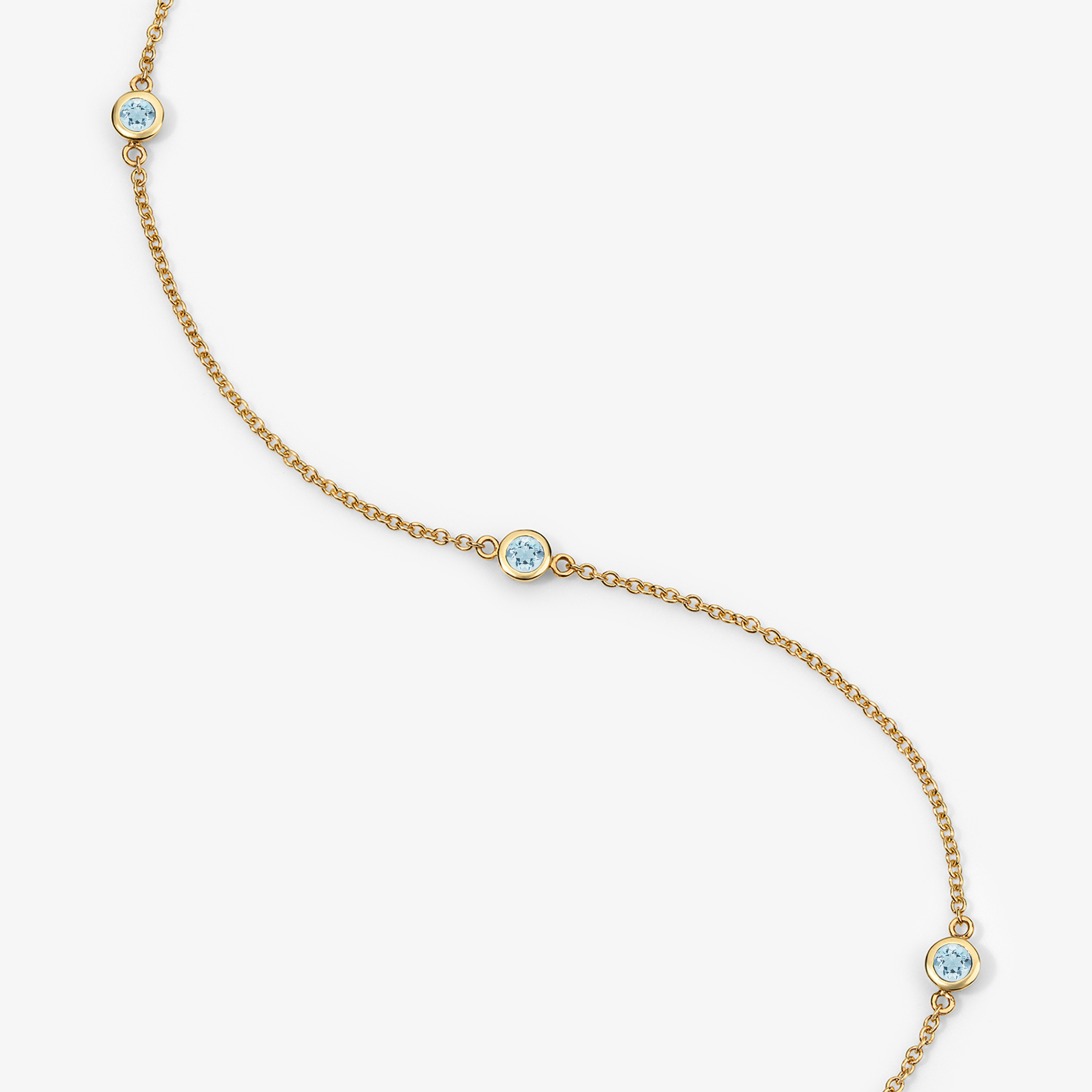 Margot Birthstone Bezel Anklet