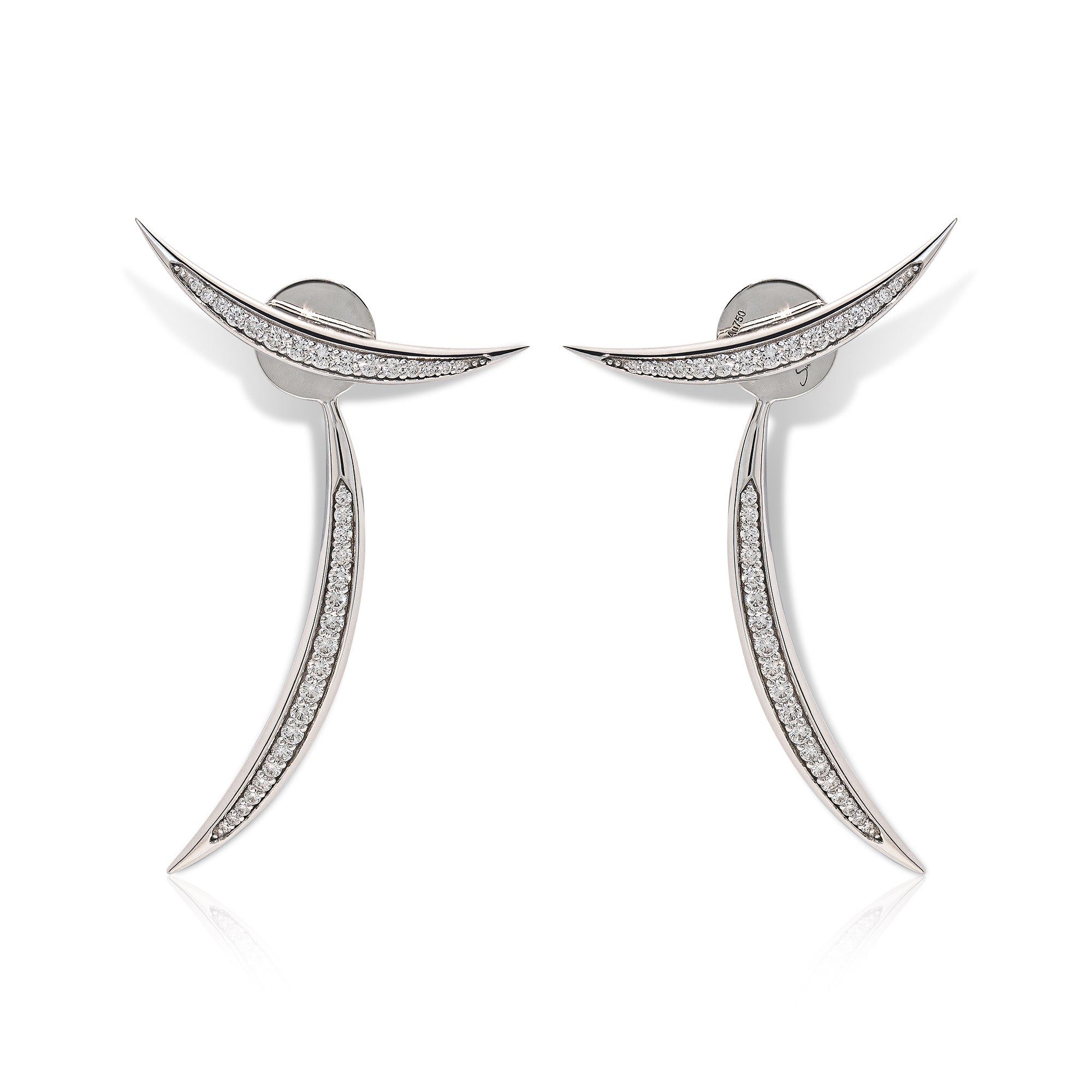 Calatrava Diamond Strokes Earrings