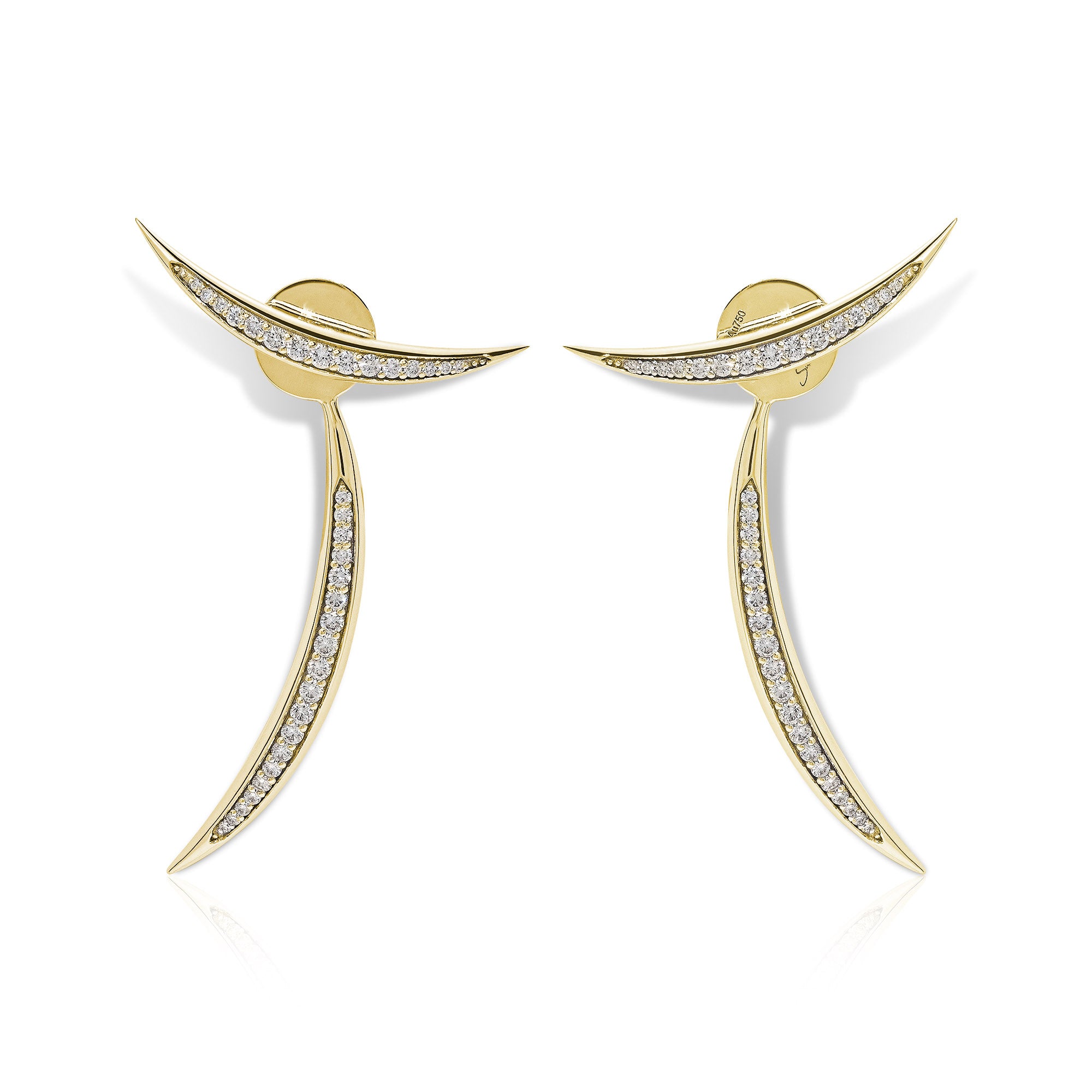 Calatrava Diamond Strokes Earrings