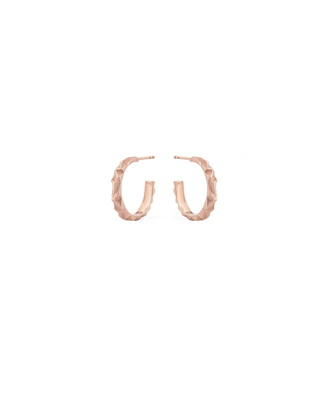 Mirror Micro Hoop Earrings