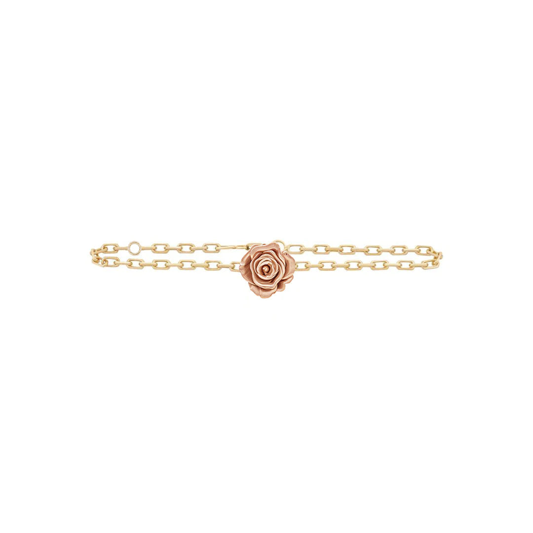 Maxi Rosa Single Charm Bracelet