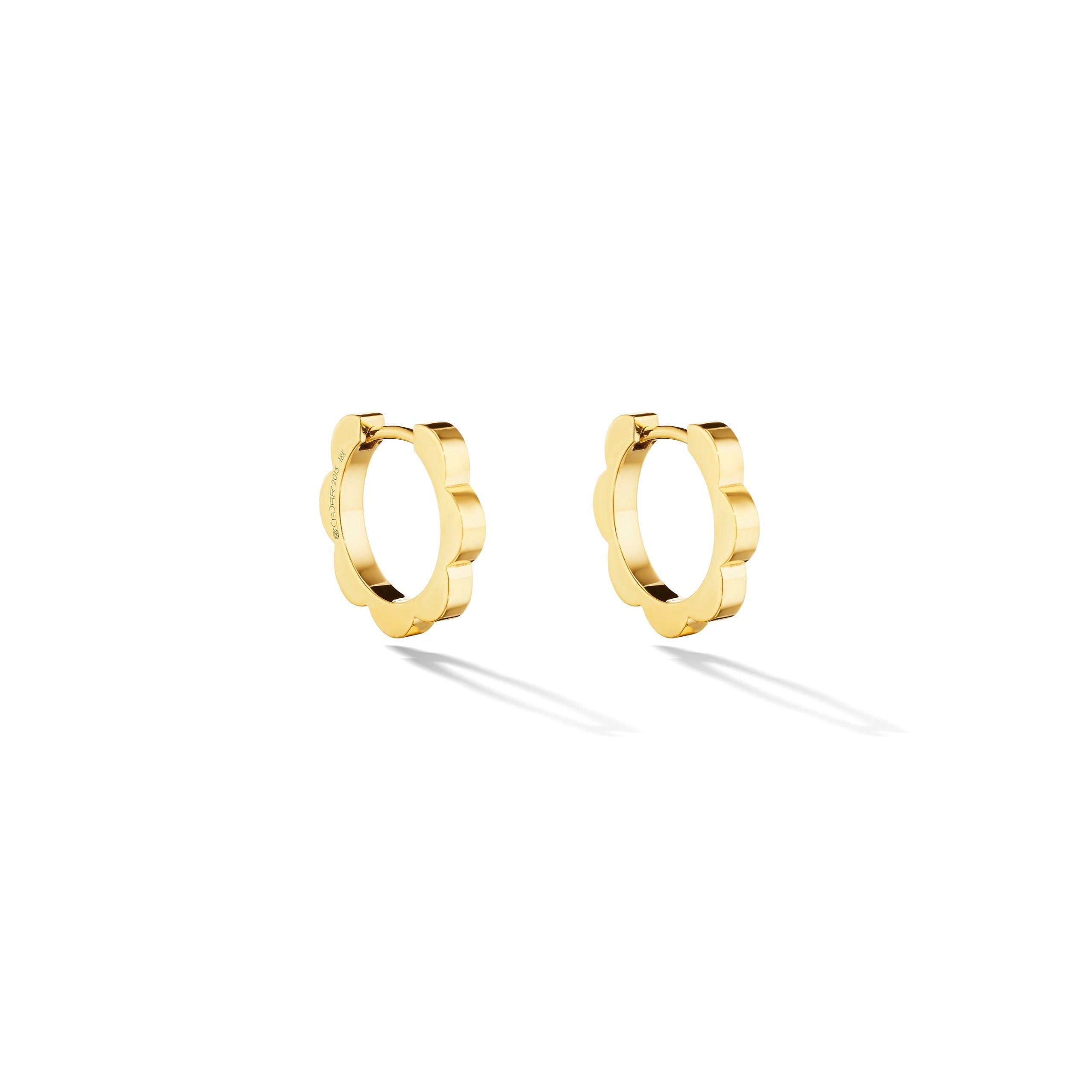 Small Triplet Hoop Earrings