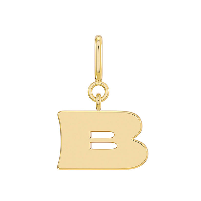 More is More Gold Letter Charm
