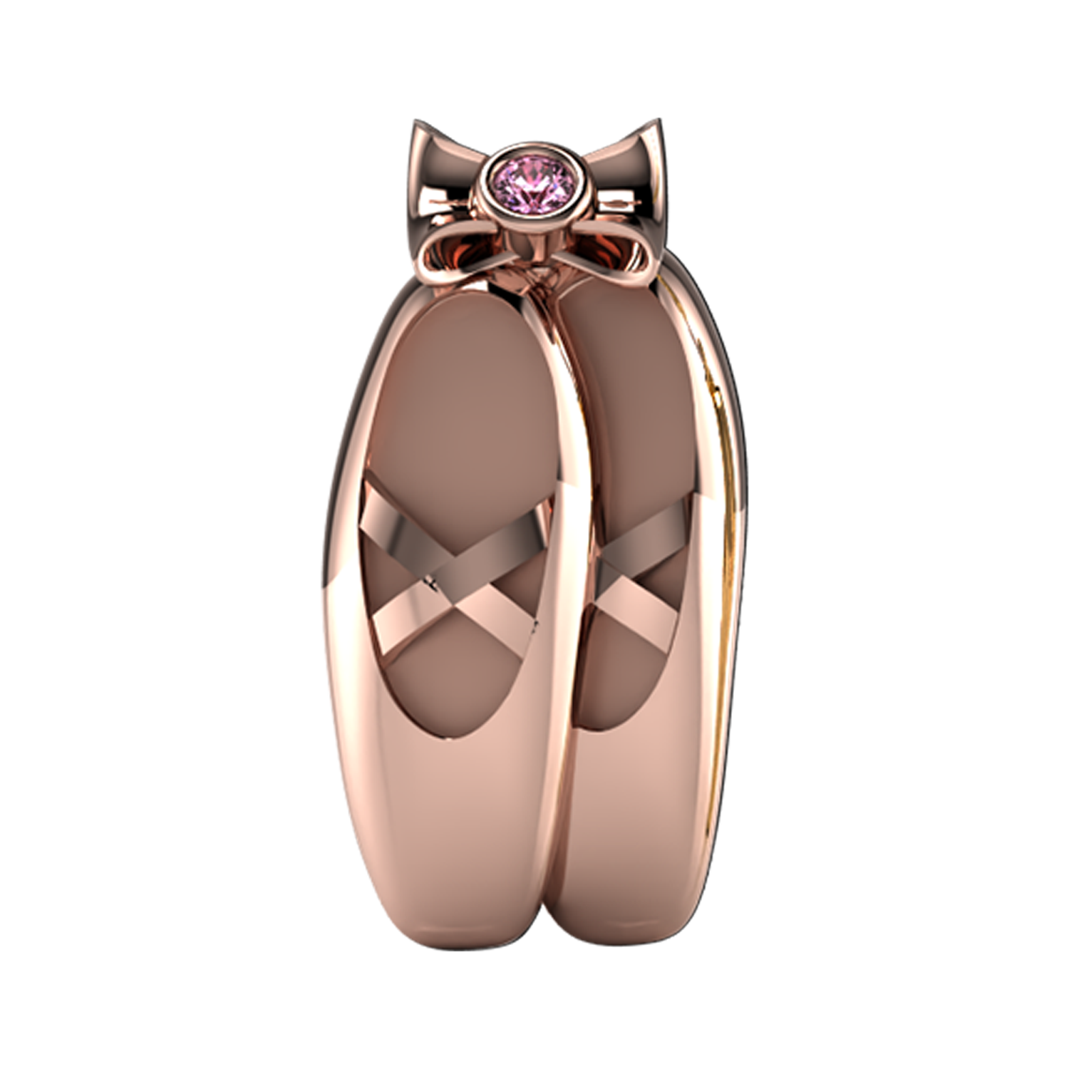 Slider Ballet Slippers Charm