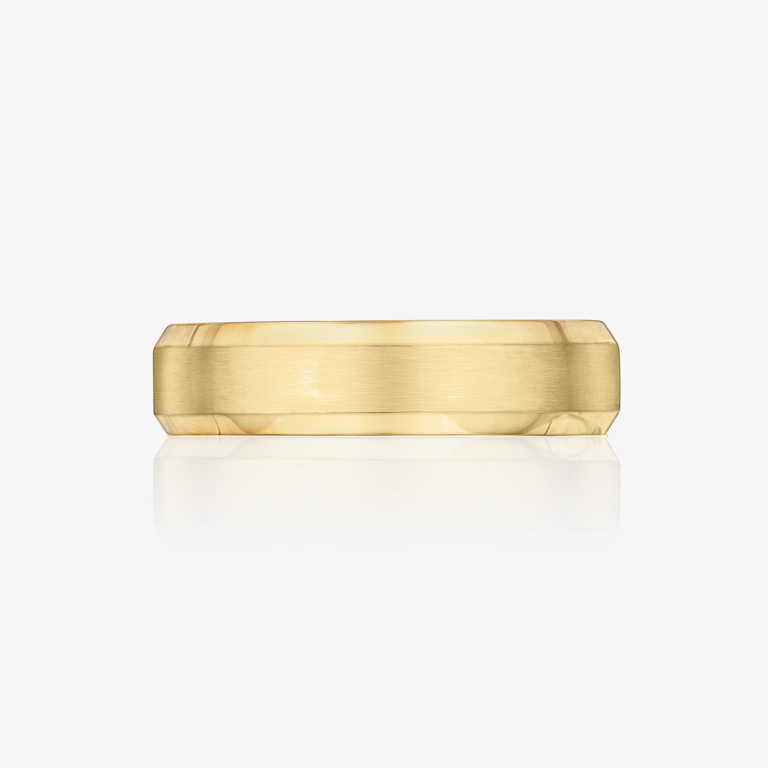 Men's Beveled Comfort Fit 6mm Band