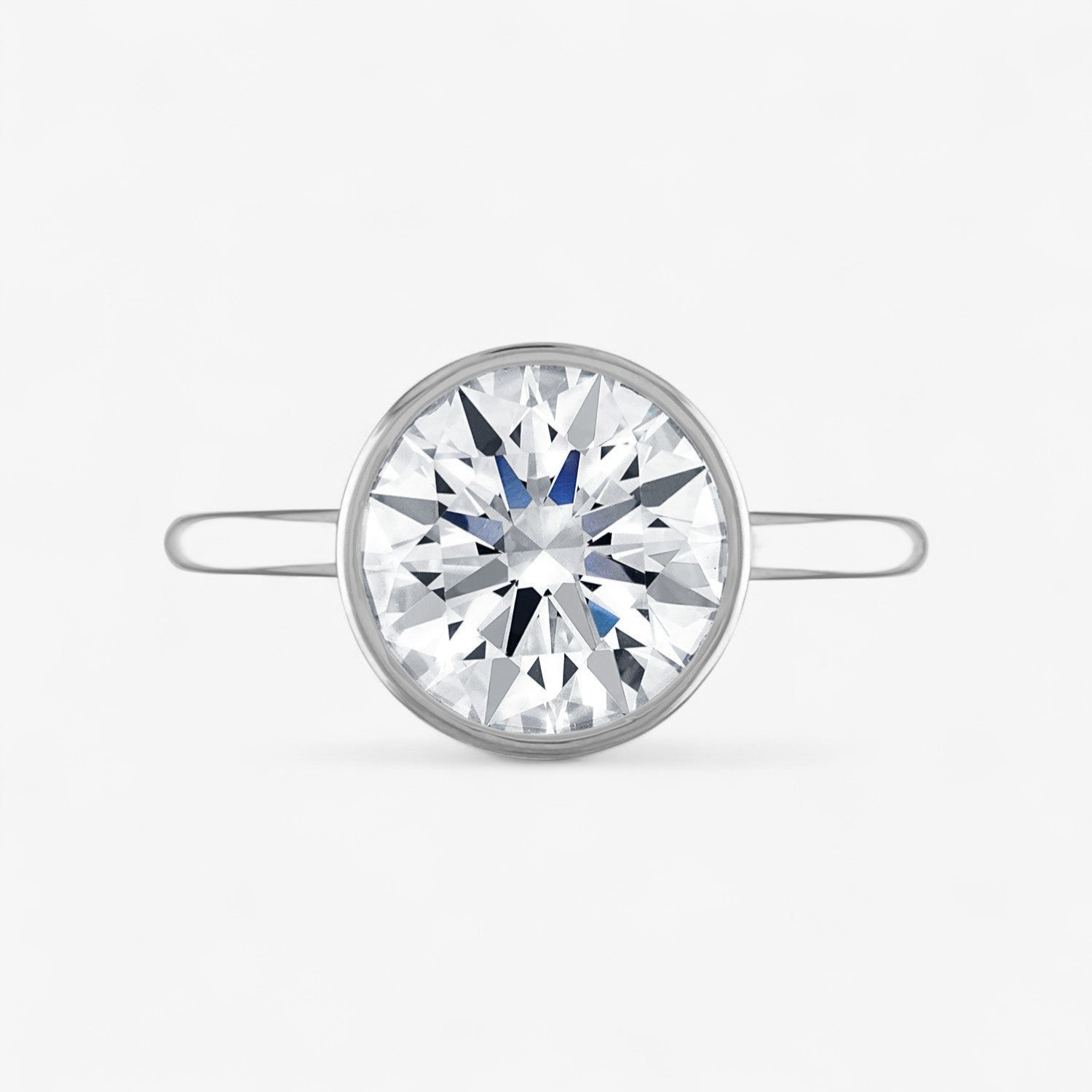 Bezel Engagement Ring