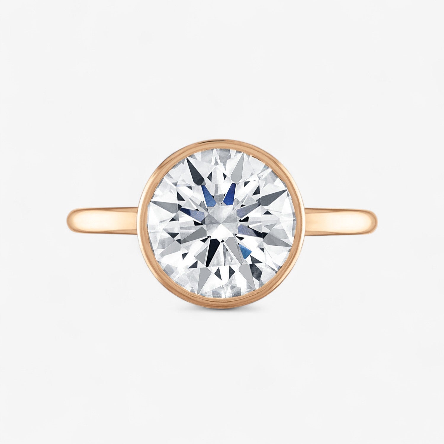 Bezel Engagement Ring