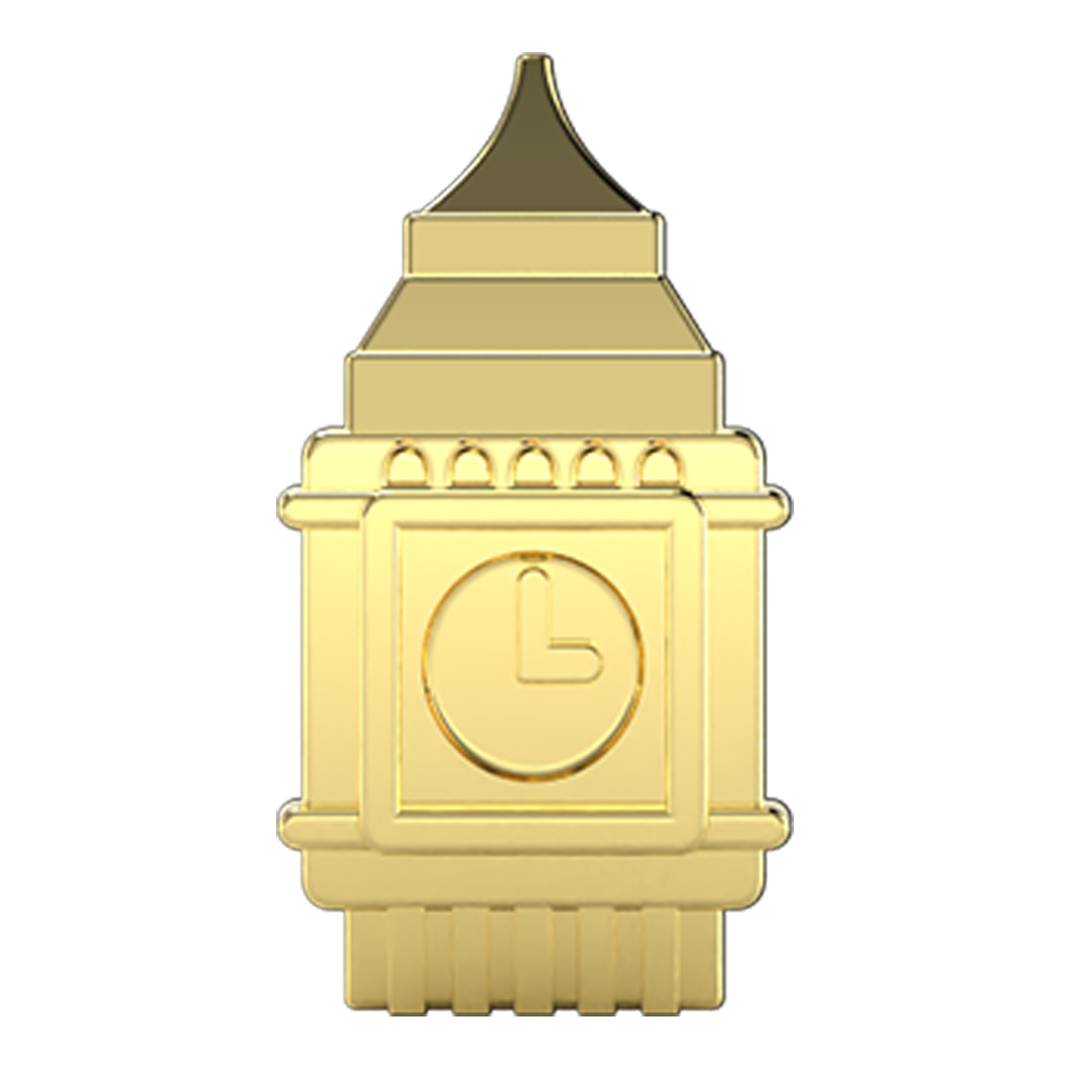 Big Ben Slider Charm 18K Yellow Gold