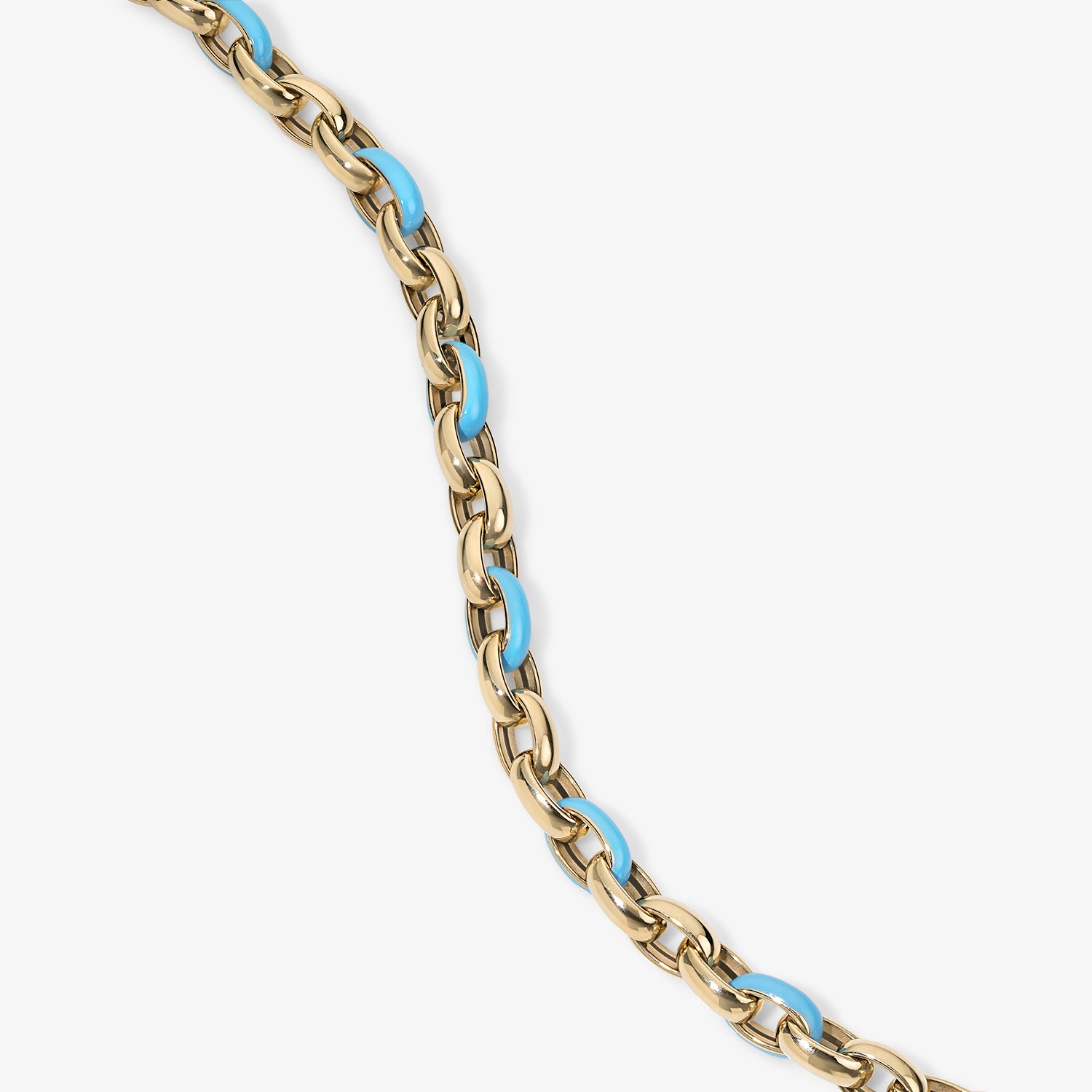 Madison Enamel Oval Link Bracelet
