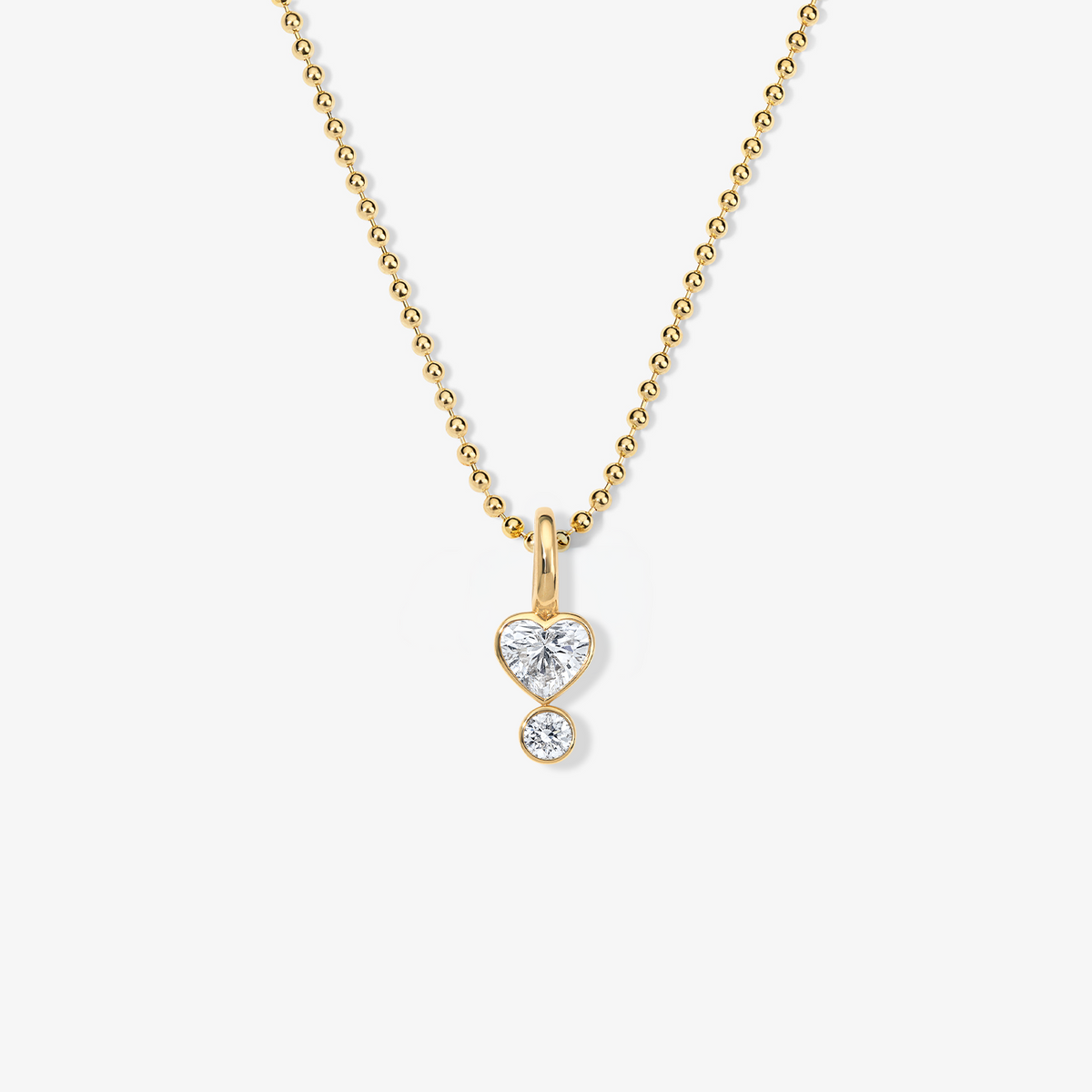 Coco Lab Diamond Heart Charm
