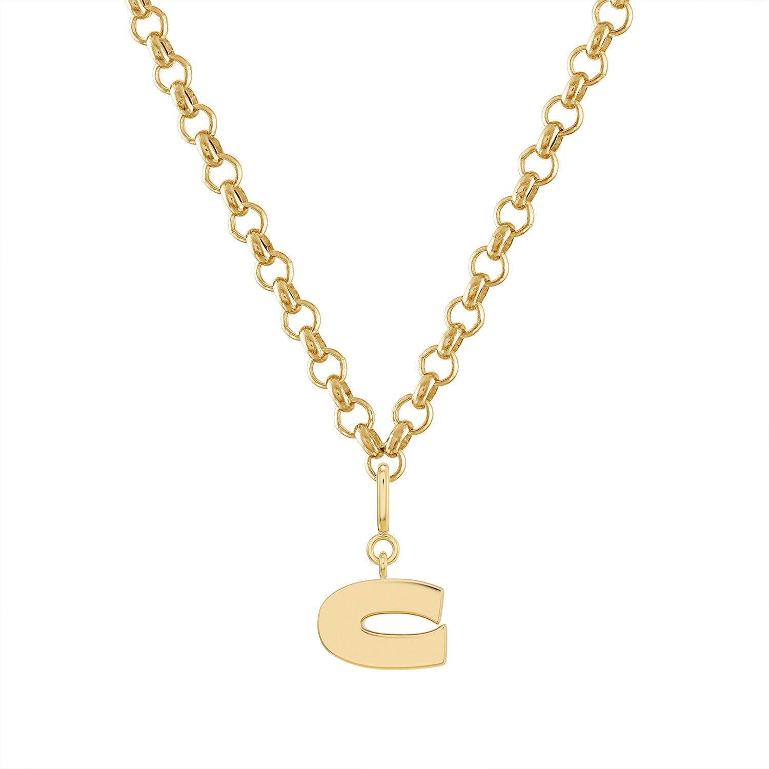 More is More Gold Letter Pendant