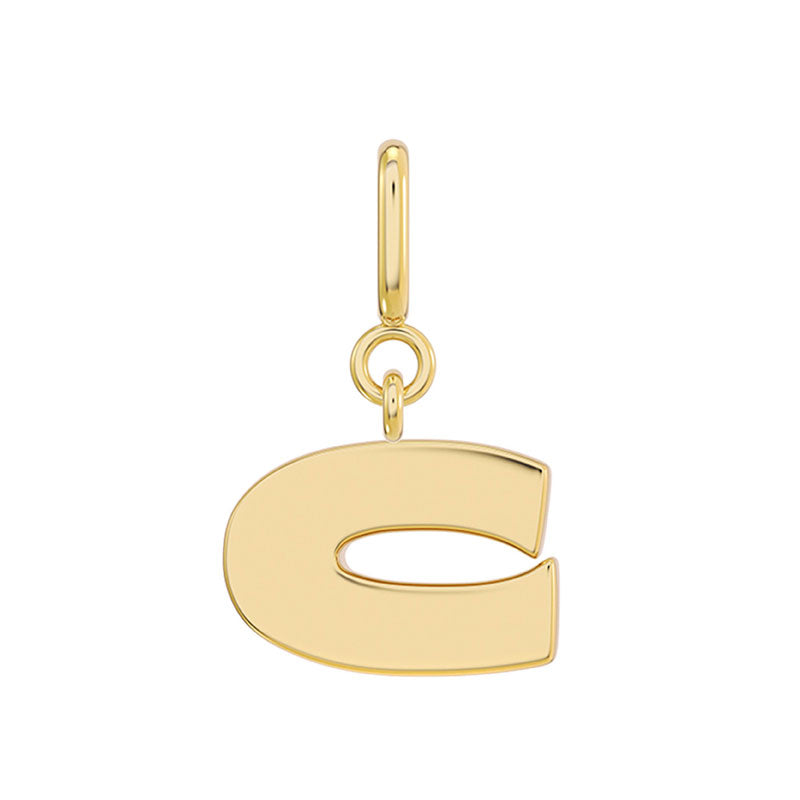 More is More Gold Letter Charm