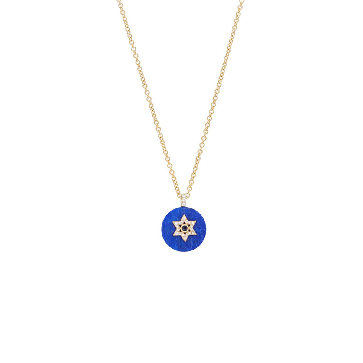 Coexist Star of David Necklace on Gemstone