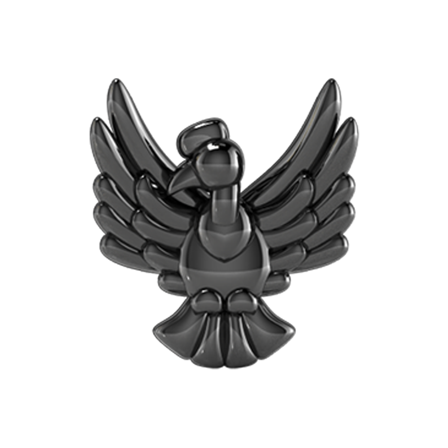 Condor Slider Charm Black Rhodium