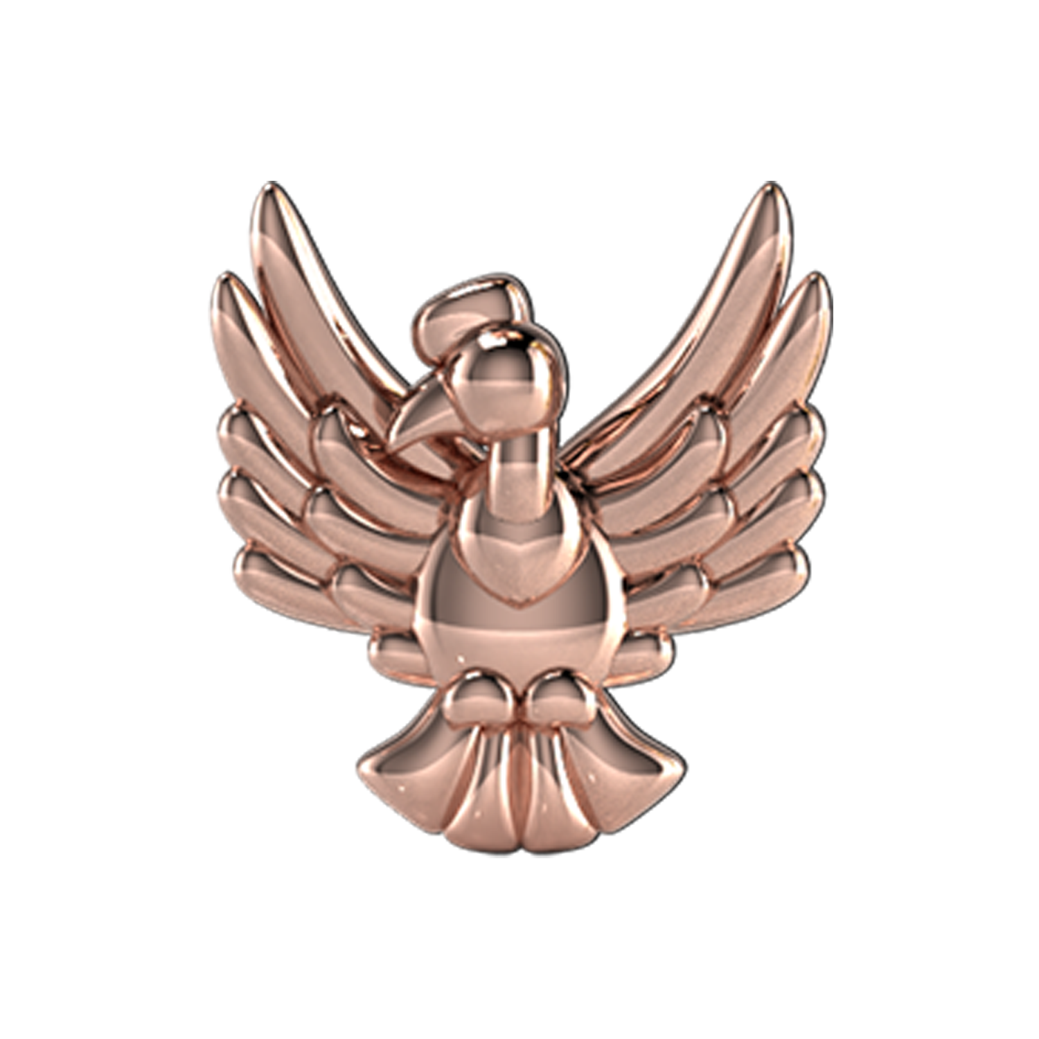 Condor Slider Charm 18K Rose Gold