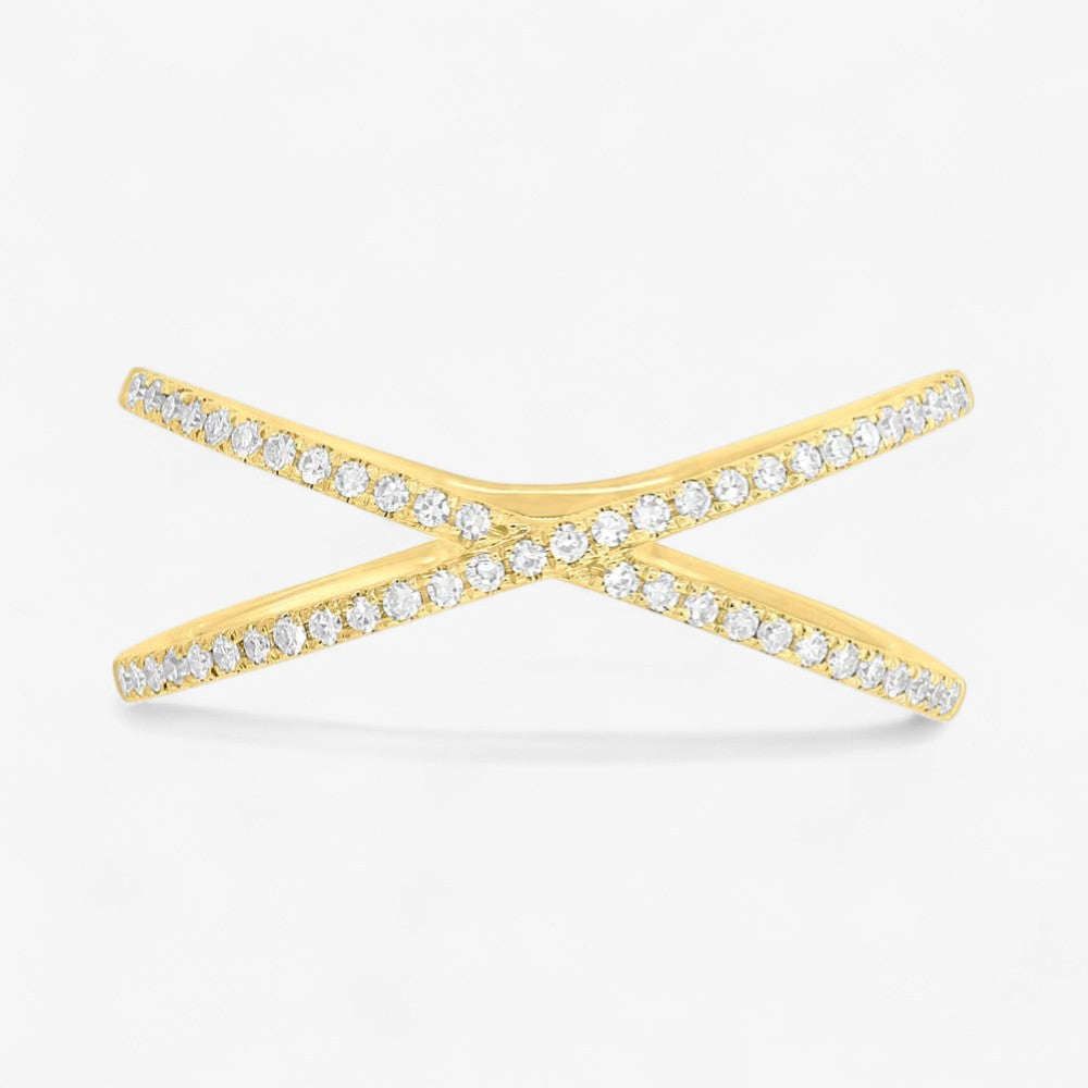 Ivy Criss Cross Ring