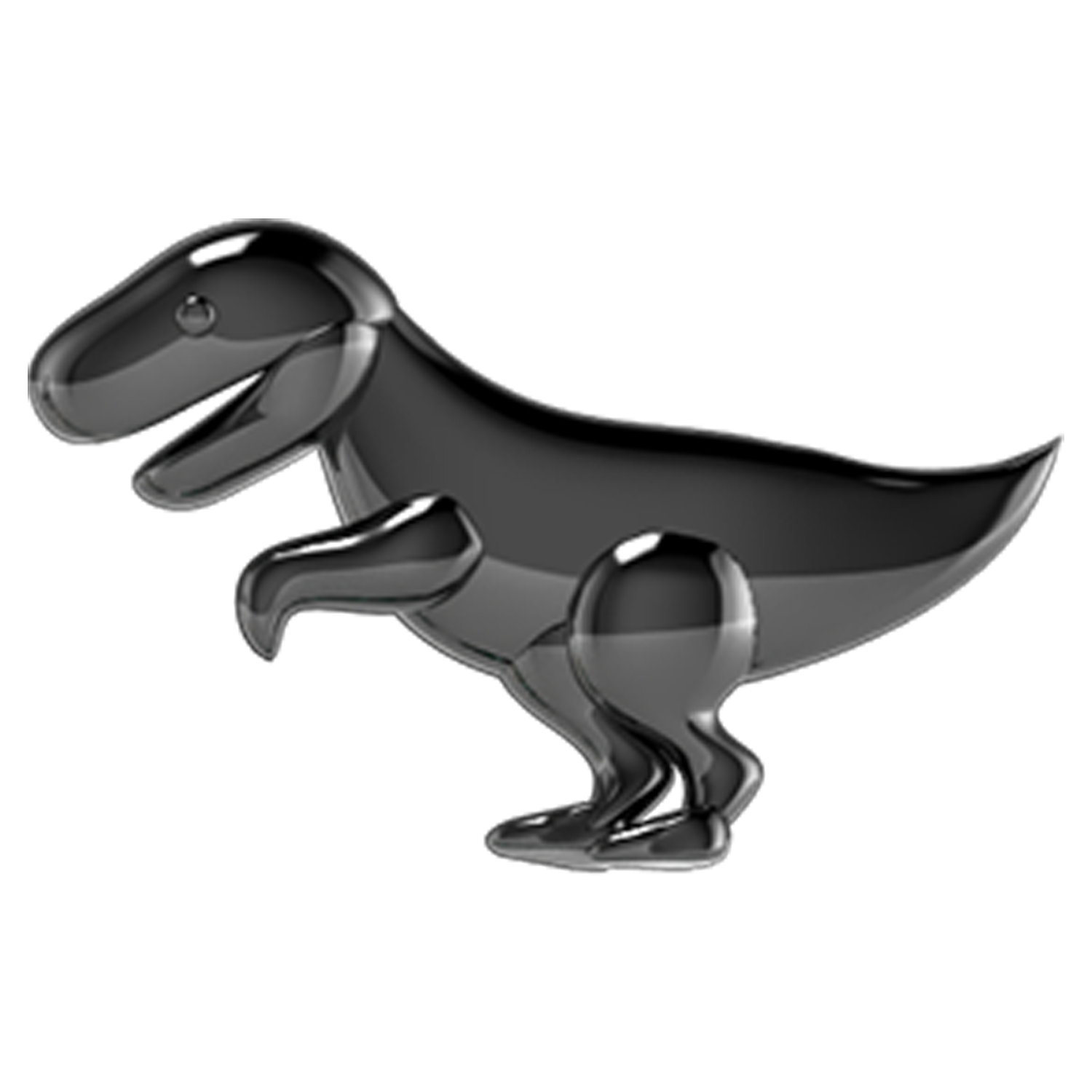 Dinosaur Slider Charm Black Rhodium
