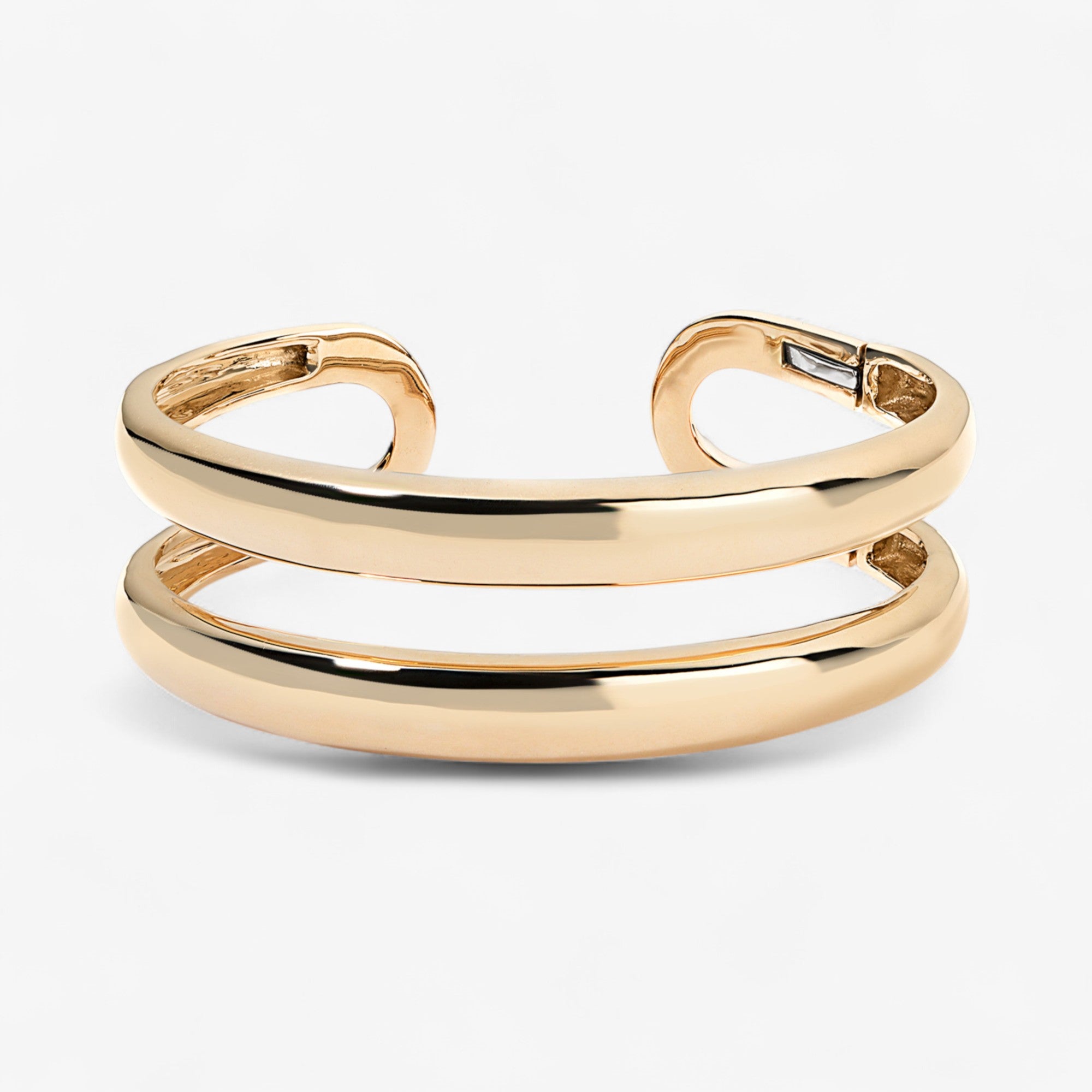 Sterling Silver Madison Double Domed Cuff