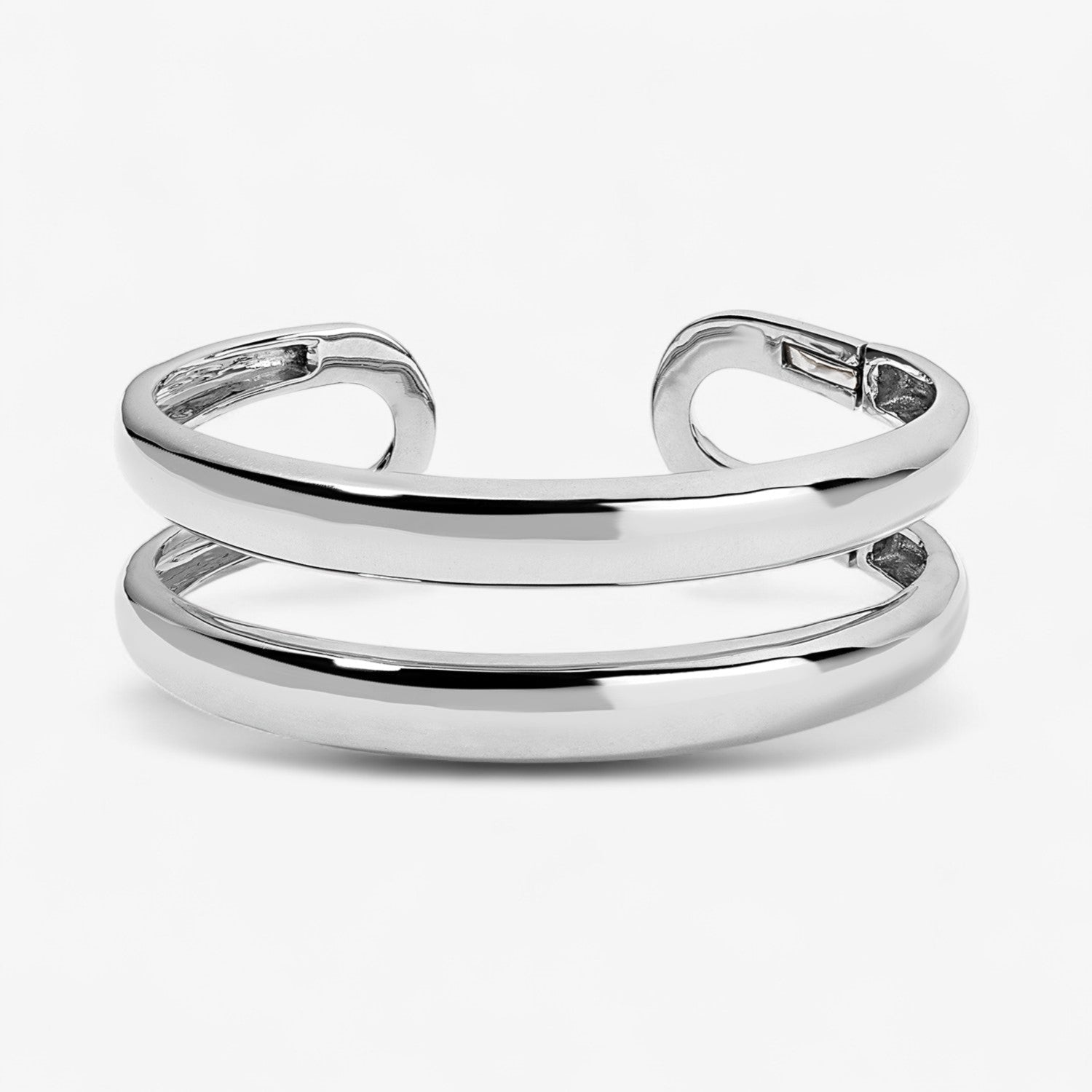Sterling Silver Madison Double Domed Cuff