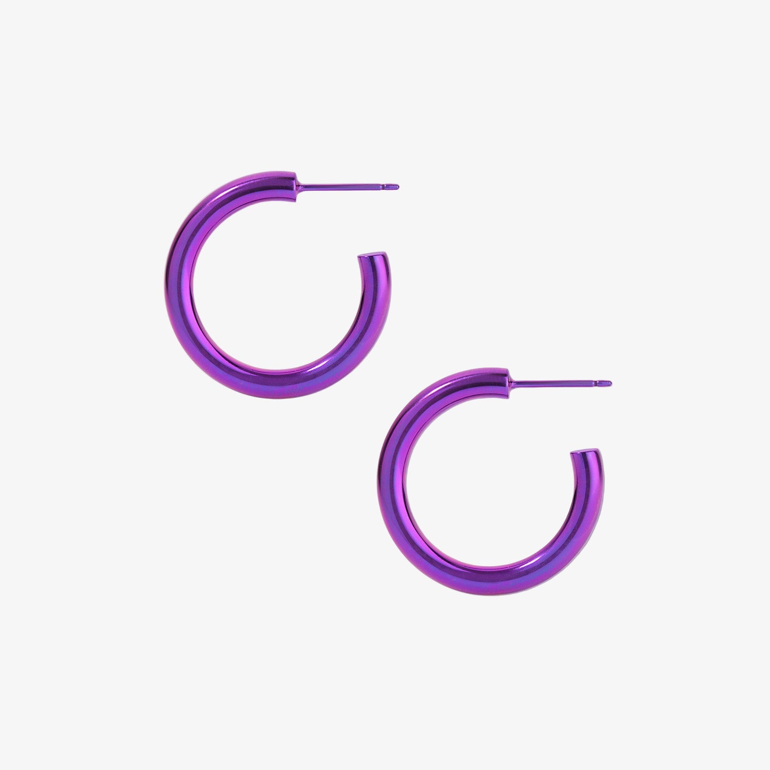 Dainty Purple Electric Hoop