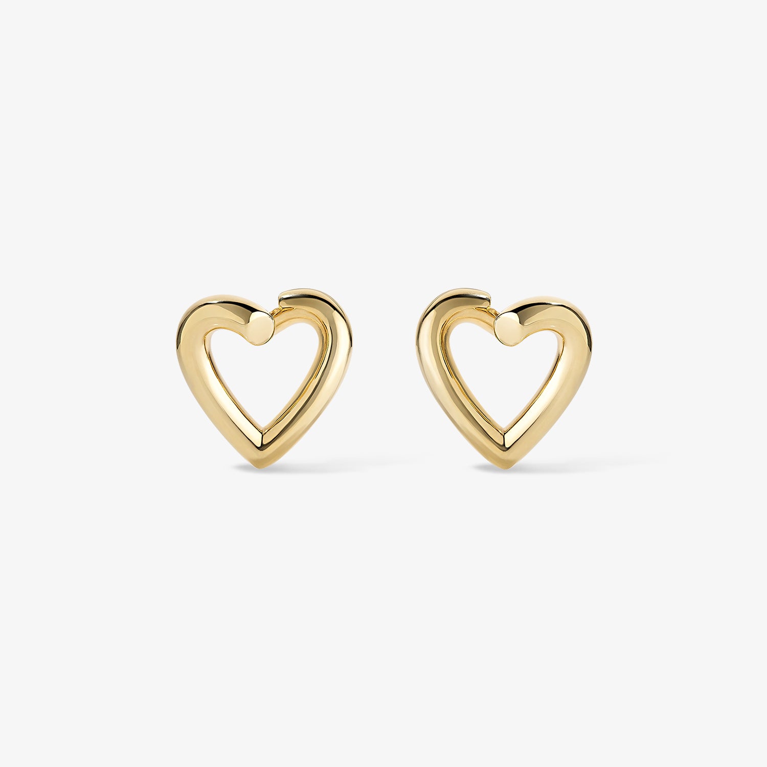 Madison Heart Domed Earrings
