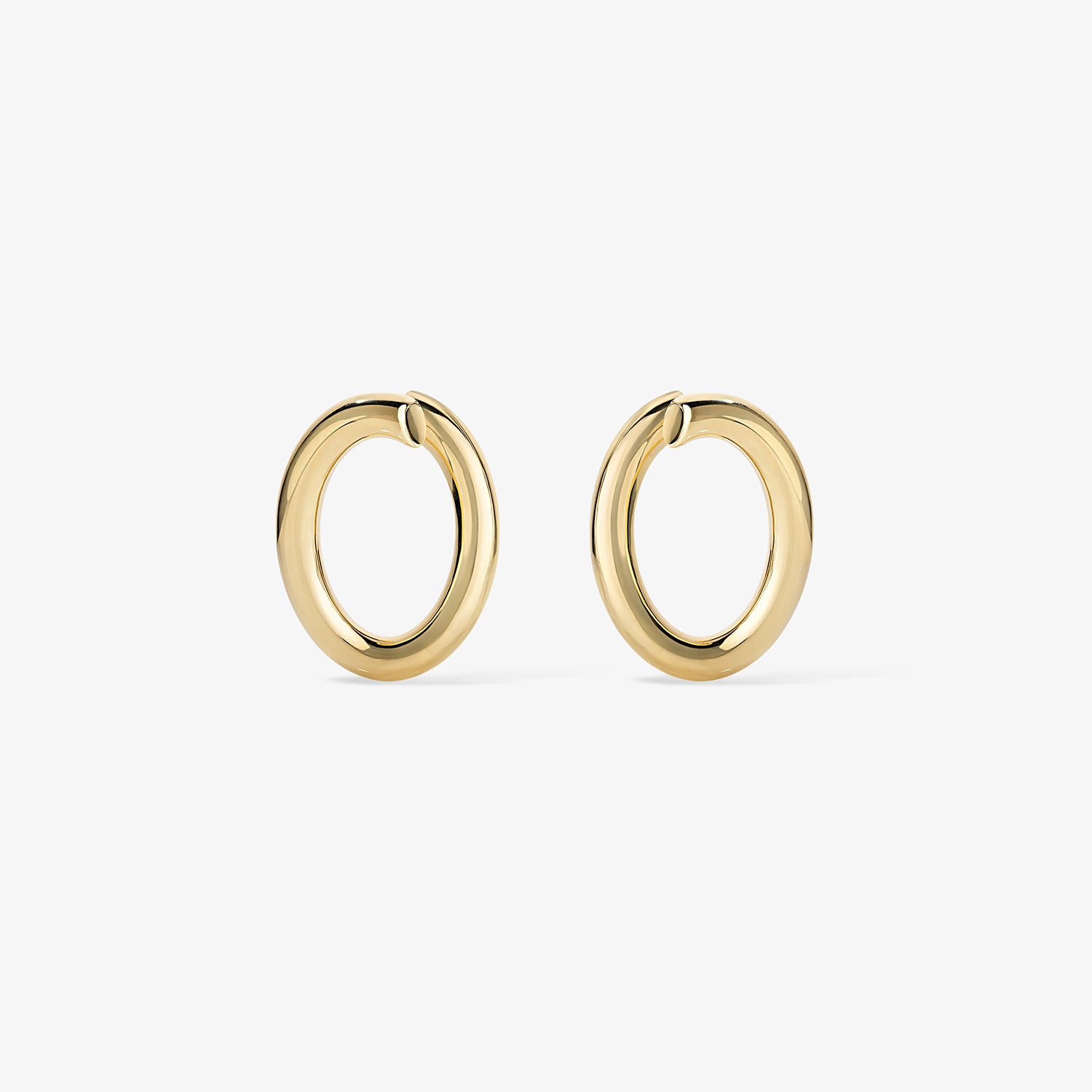 Madison Oval Domed Earrings