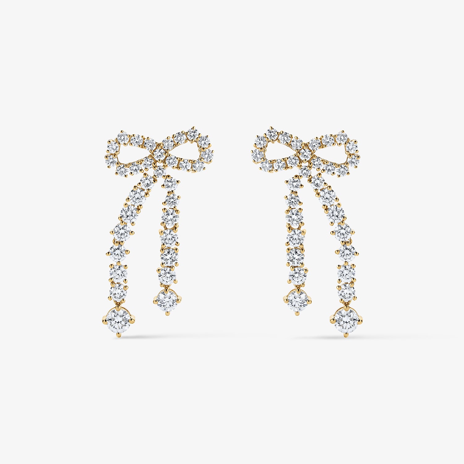 Grace Diamond Bow Earrings