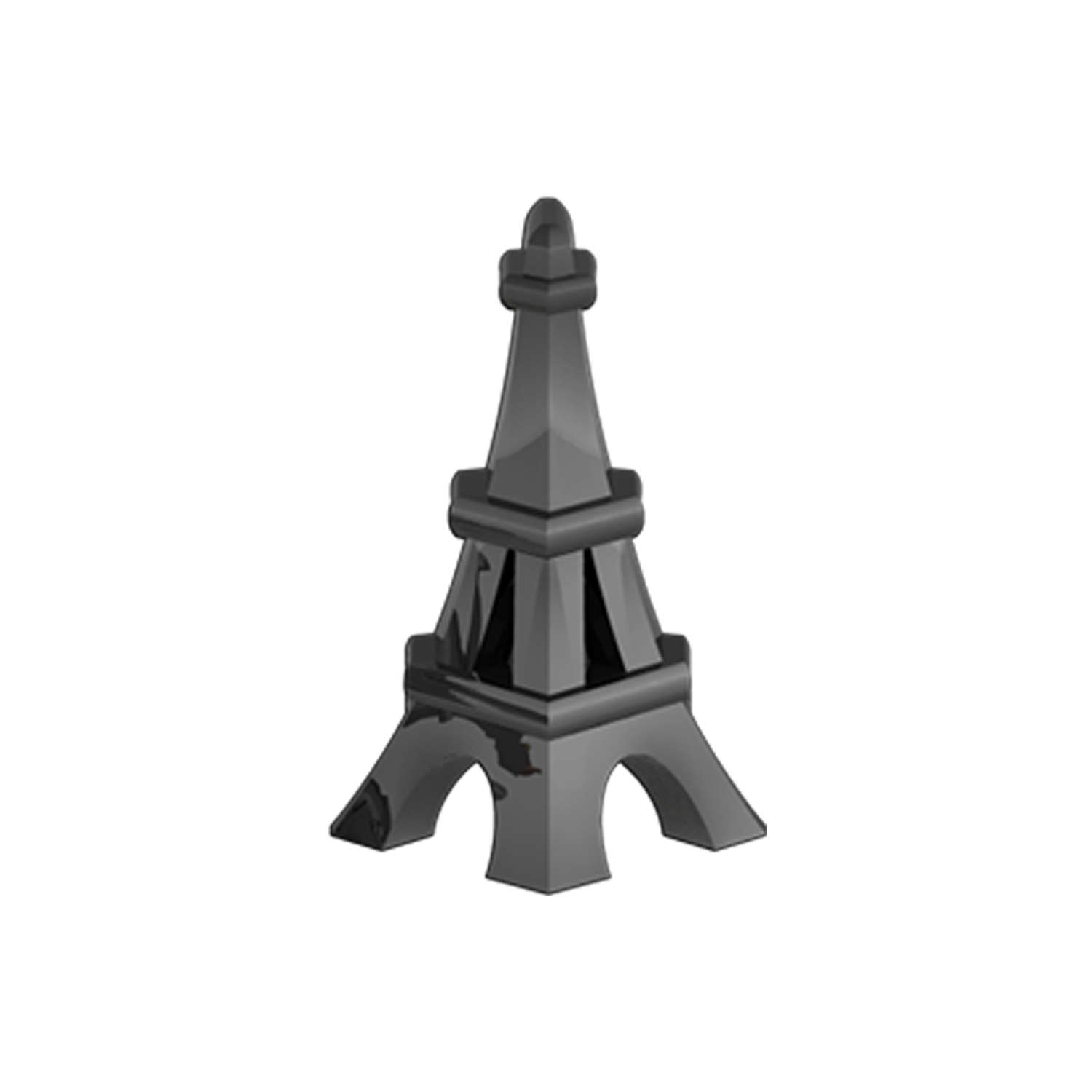 Eiffel Tower Slider Charm Black Rhodium