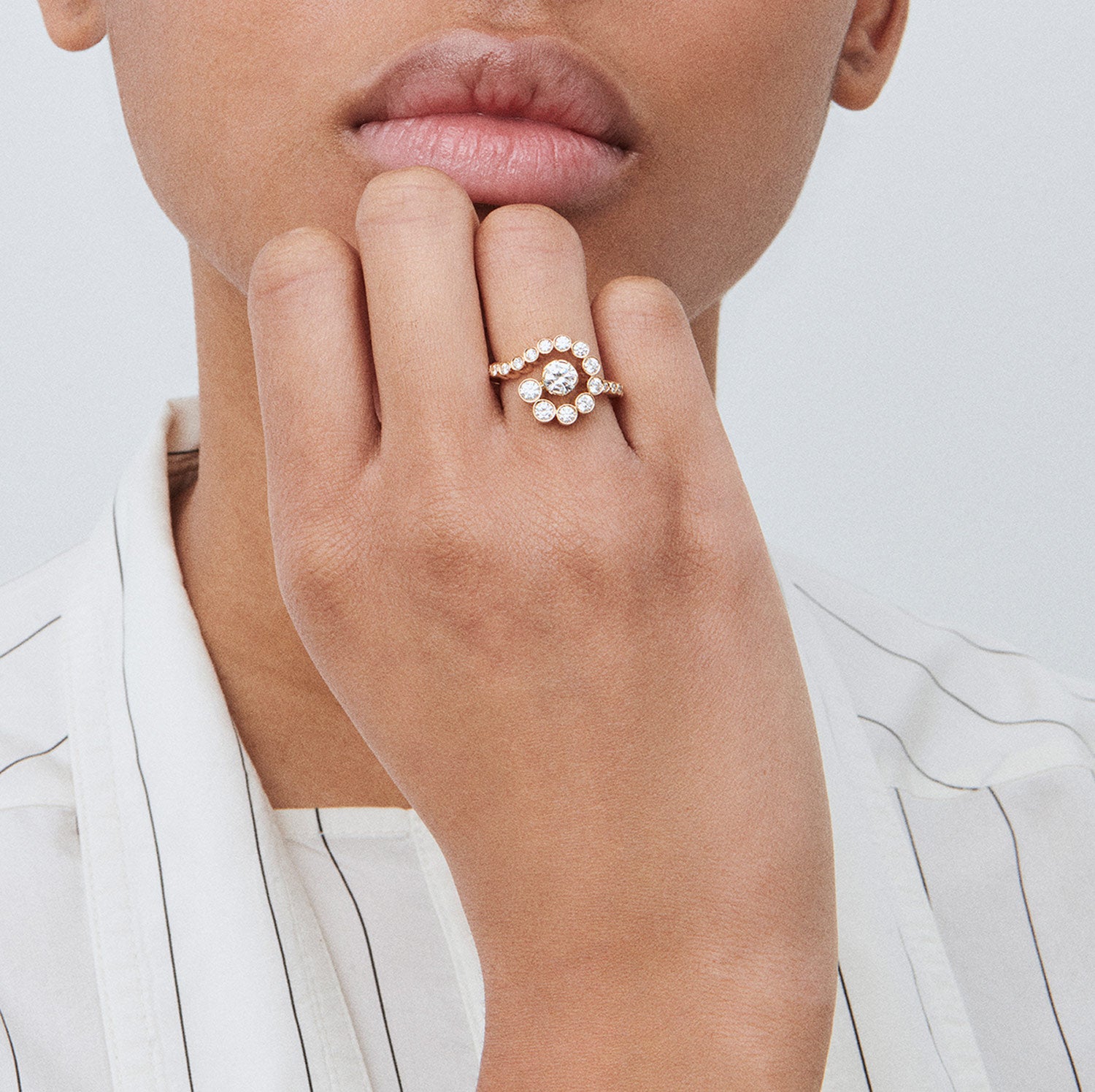 Escargot de Diamant Ring