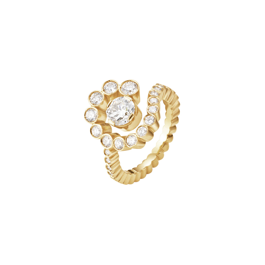 Escargot de Diamant Ring