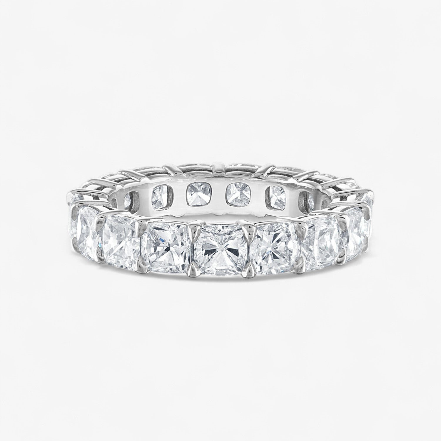 Asscher Diamond Eternity Band