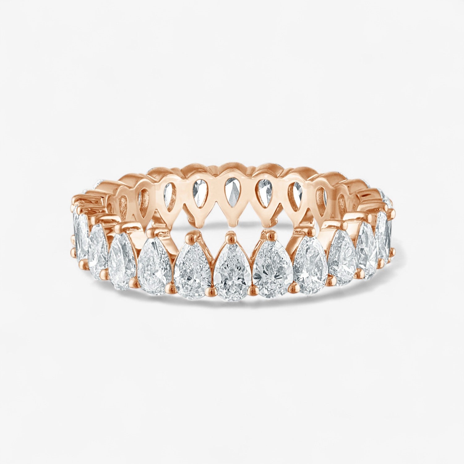 Asscher Diamond Eternity Band